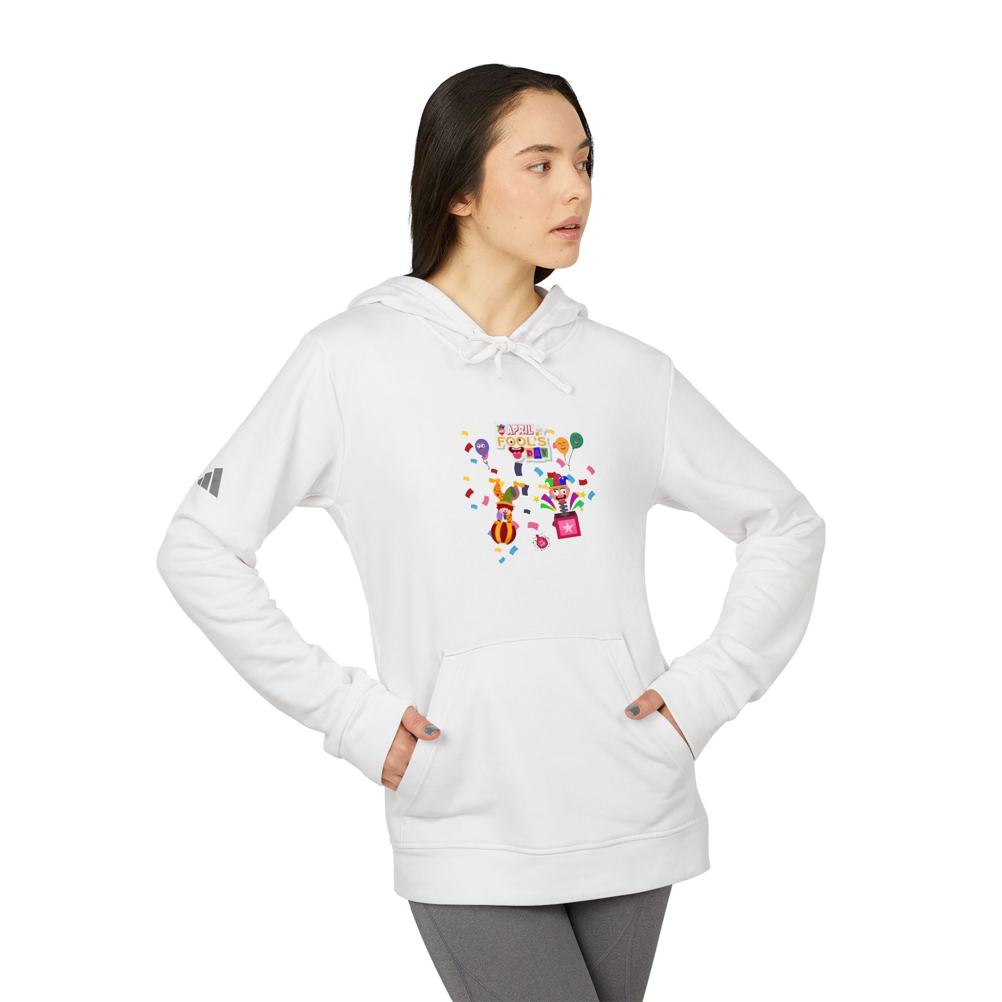 All April Fool's Day Adidas Unisex Fleece Hoodie