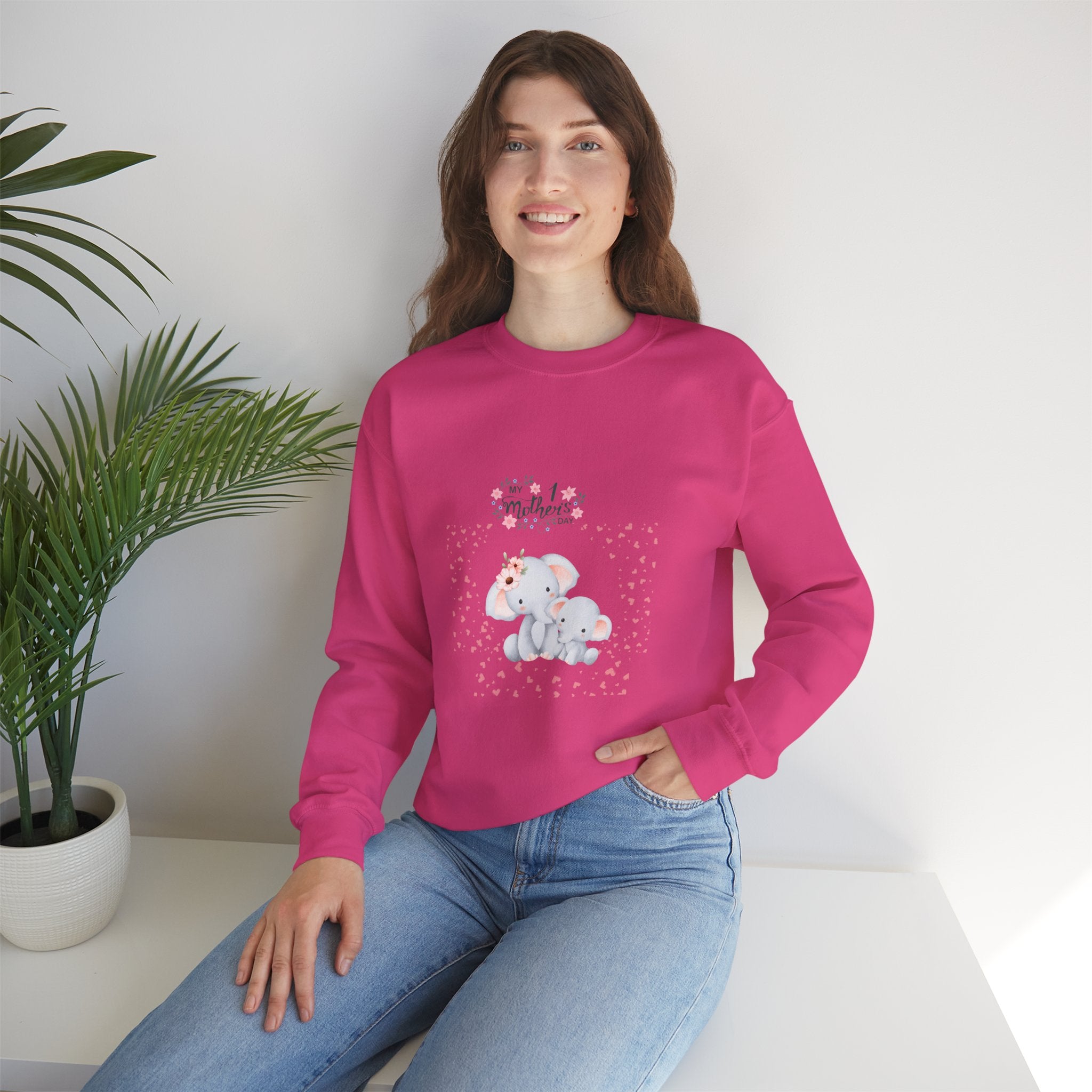 My 1st Mother's Day Unisex Heavy Blend™ Crewneck