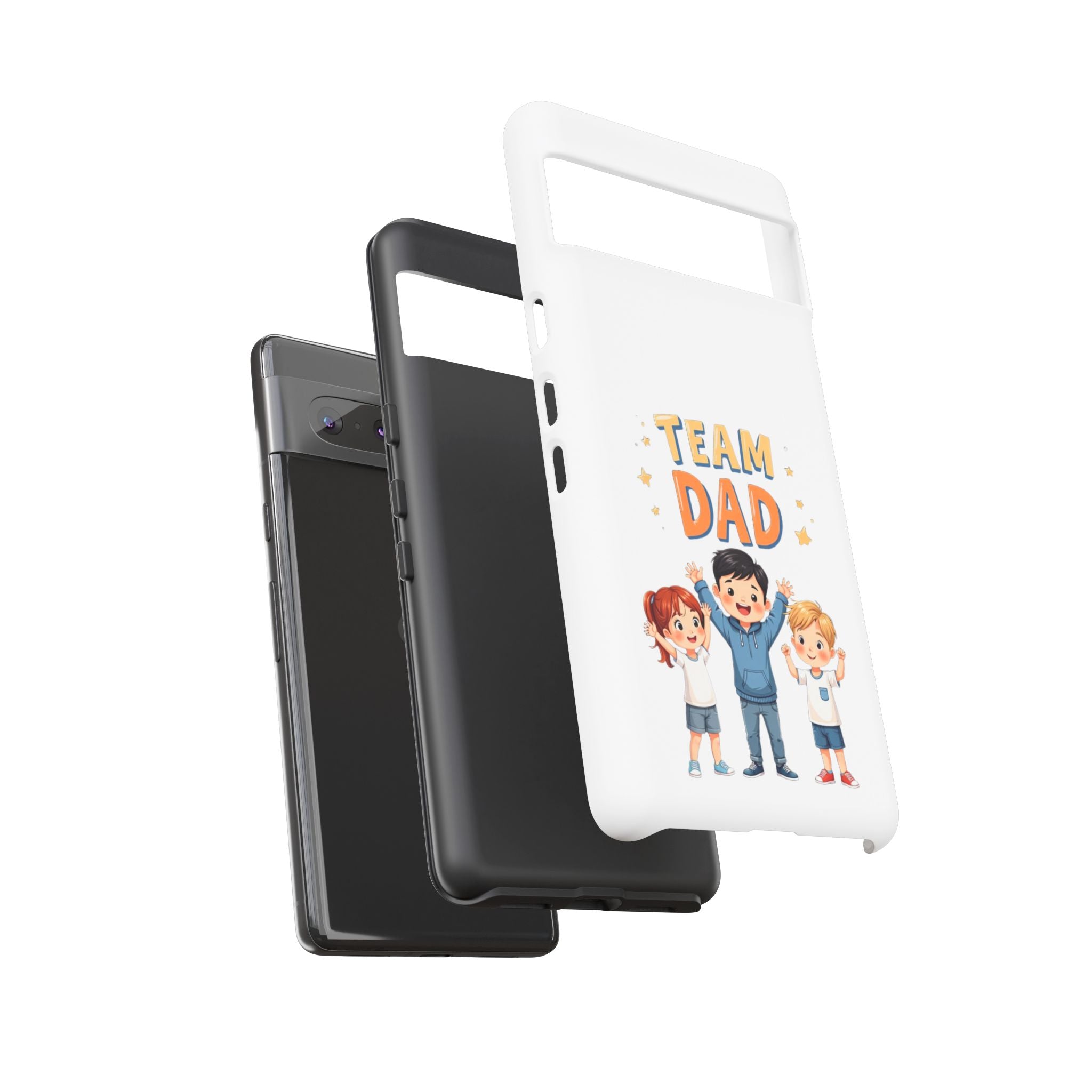 Team Dad Phone Case, Fun Gift for Fathers, Durable Phone Protector, Cute Dad Team Merchandise, Father's Day Special