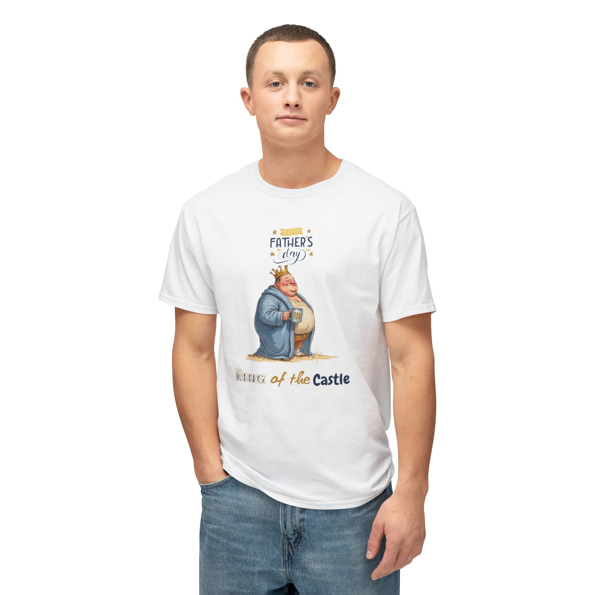 Father's Day King of the Castle T-Shirt Unisex Casual Tee