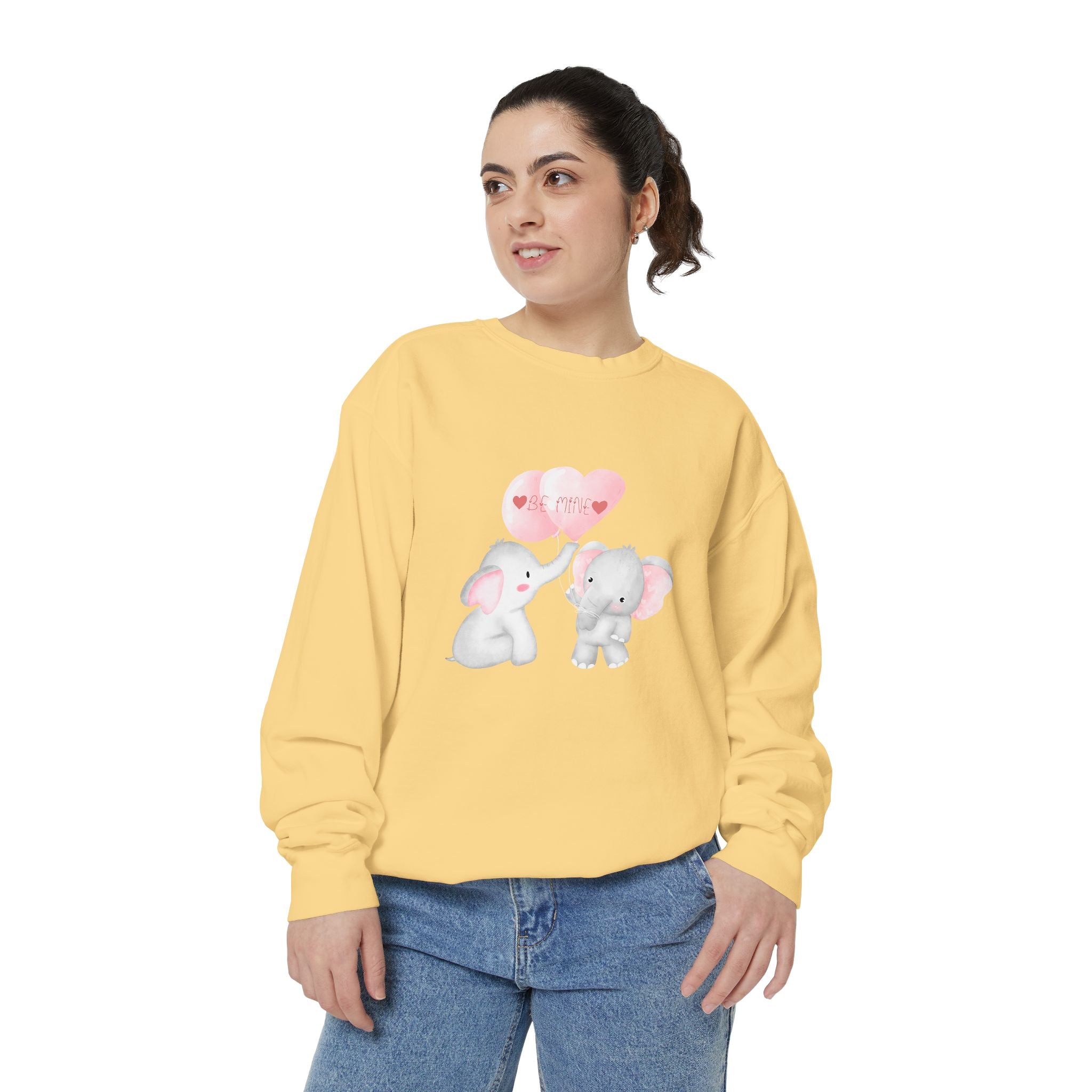 Be Mine Love Unisex Garment-Dyed Sweatshirt