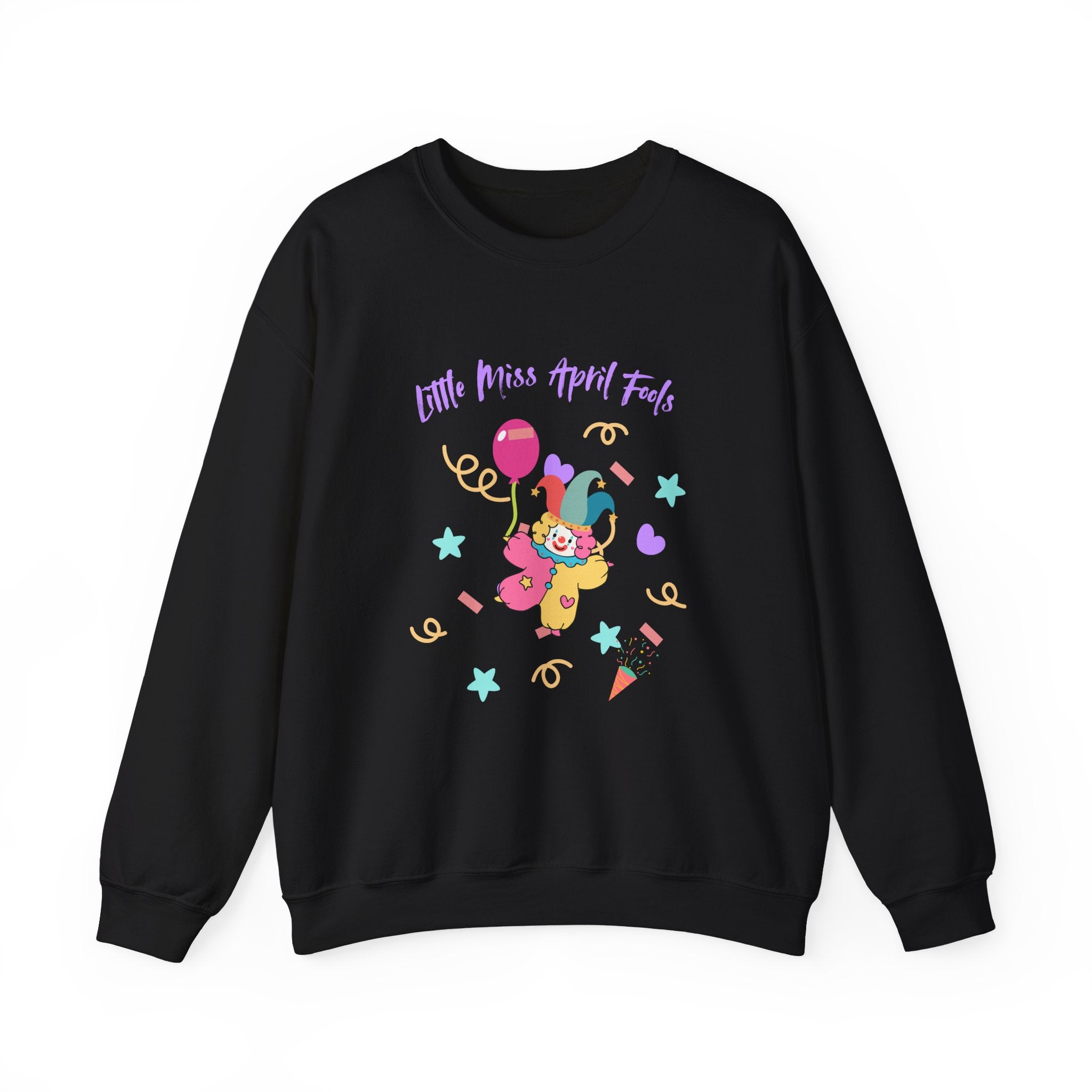Little Miss April Fool's Day Unisex Heavy Blend™ Crewneck Sweatshirt