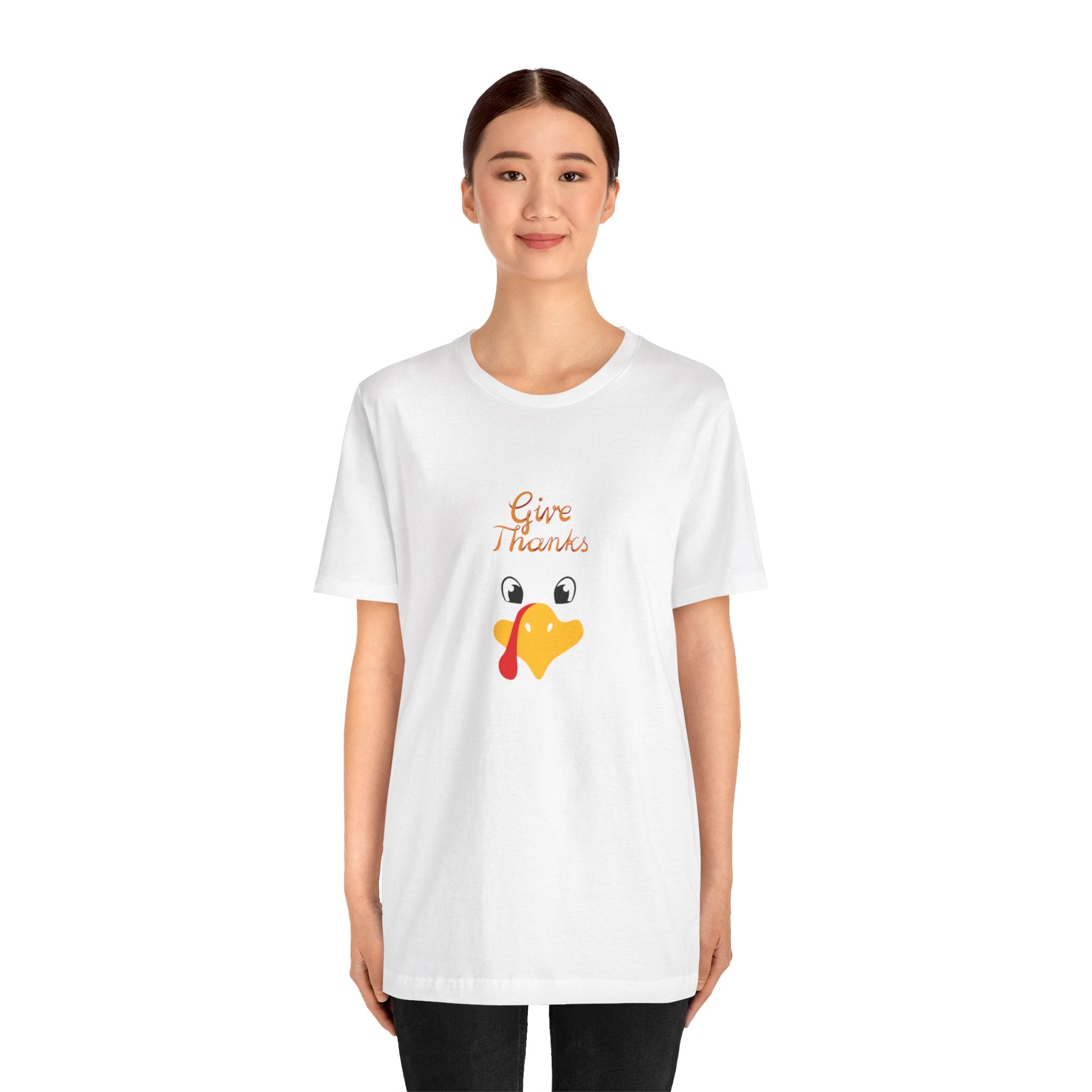 Give Thanks Unisex Jersey Short Sleeve Tee