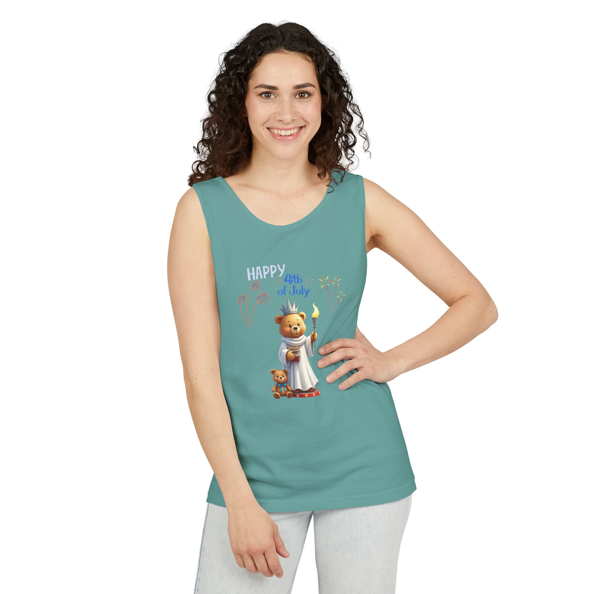 Lady Liberty Unisex Tank Top