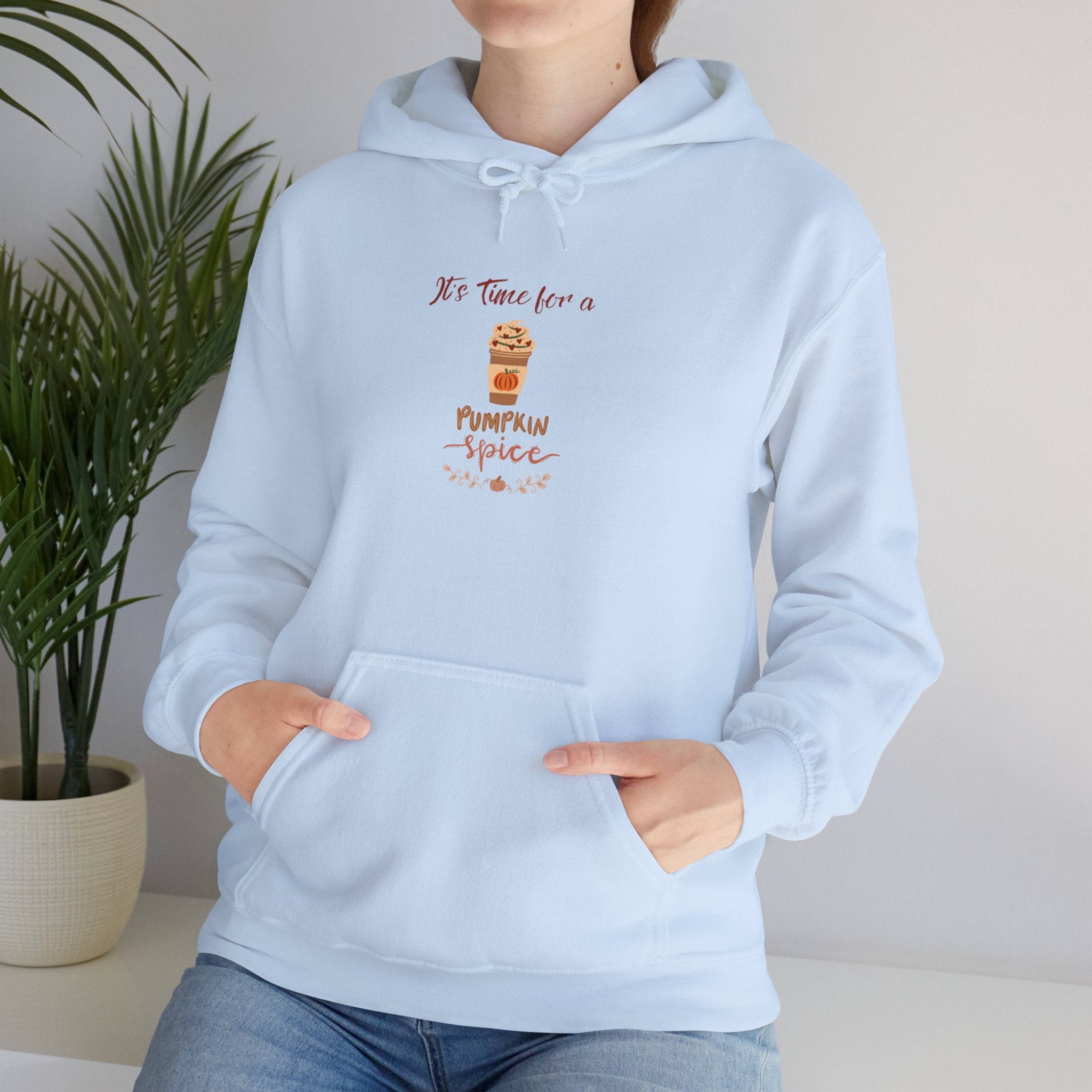 It's Time For A Pumpkin Spice Unisex Heavy Blend™ Hooded Sweatshirt