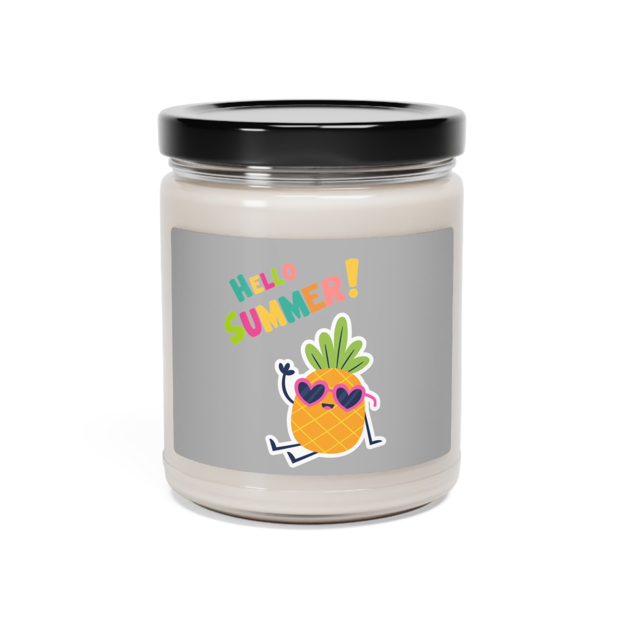 Hello Pineapple Summer Scented Soy Candle, 9oz