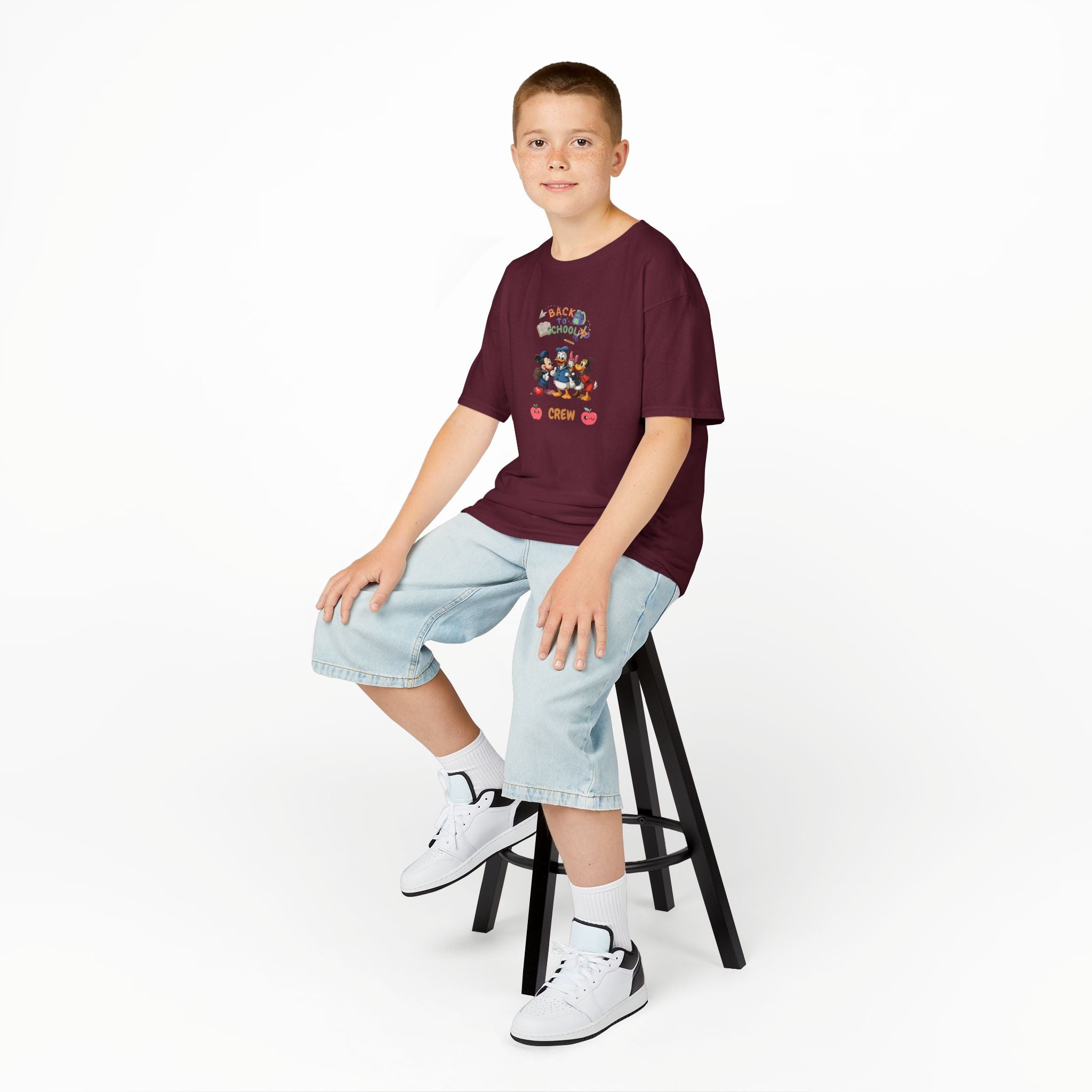 Back to School Crew Kids Heavy Cotton Tee
