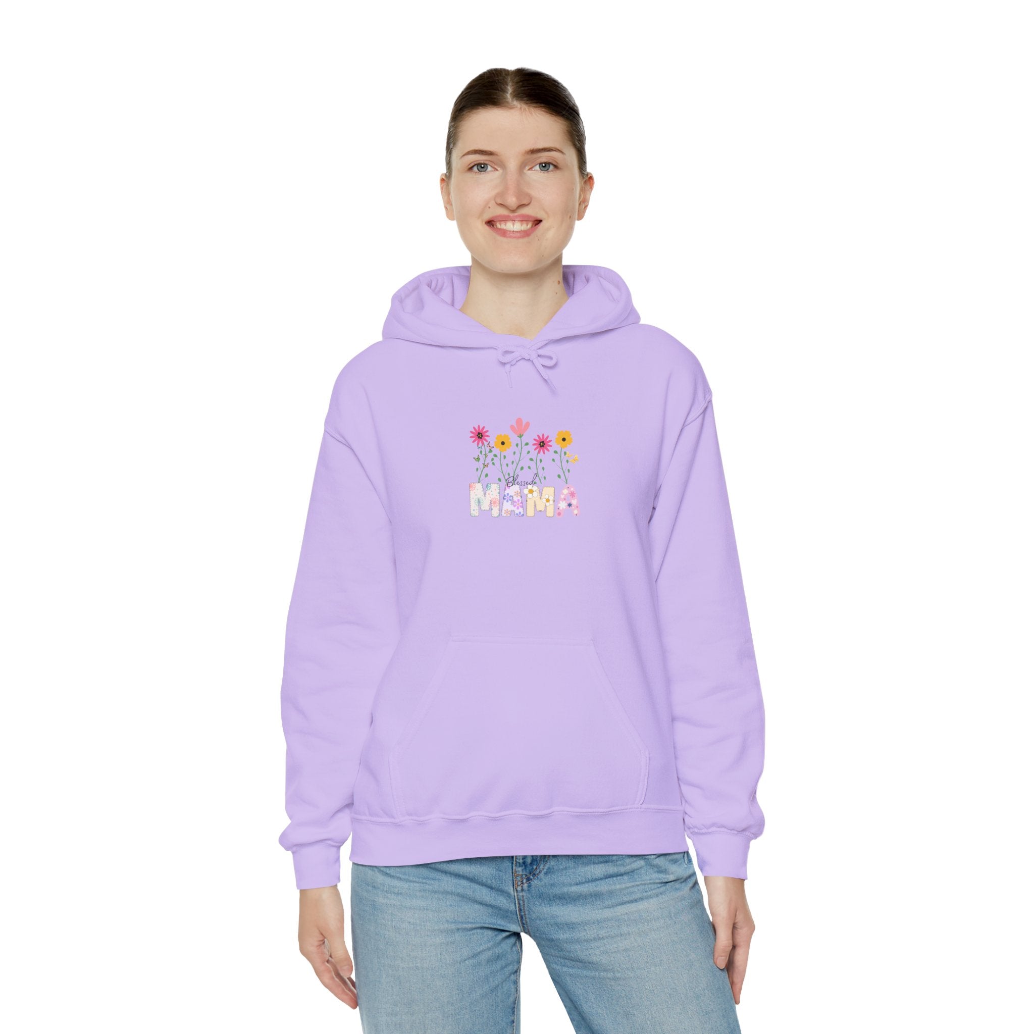 Blessed Mama Sweatshirt Cozy Unisex Heavy Blend™