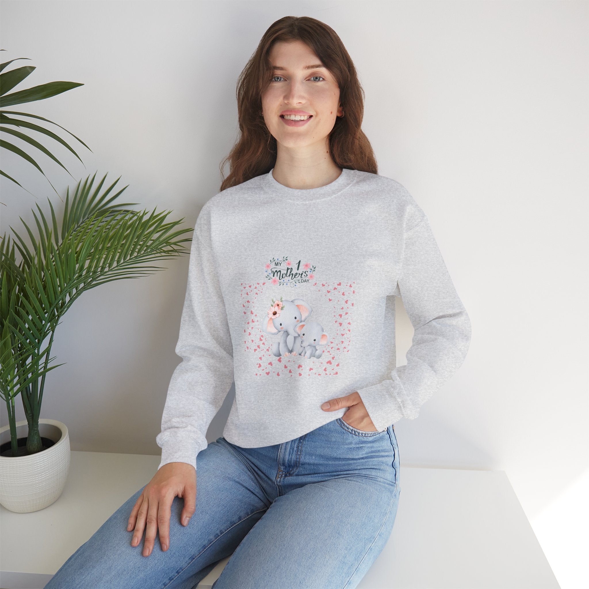 My 1st Mother's Day Unisex Heavy Blend™ Crewneck