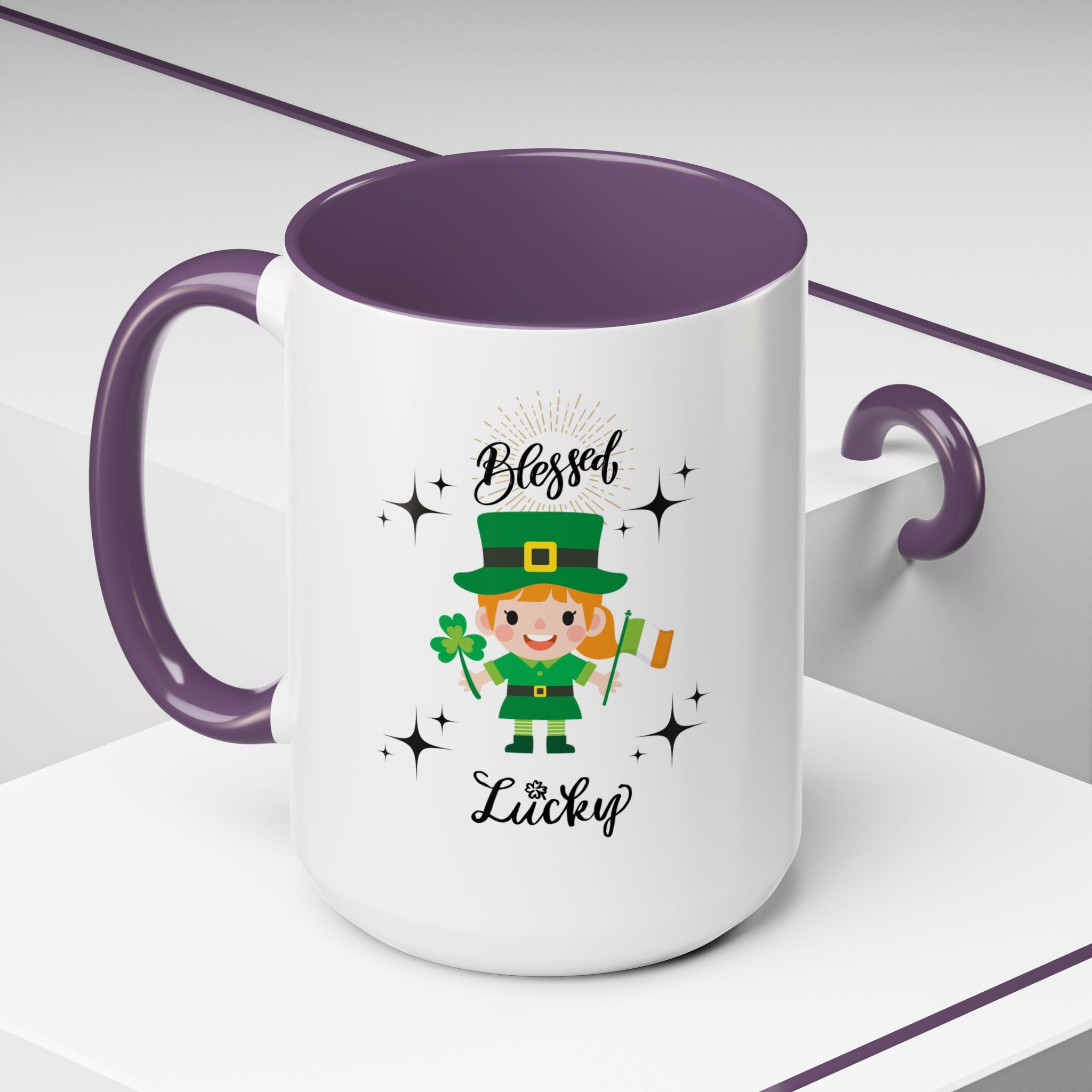 Blessed & Lucky St. Patrick's Day Coffee Mug