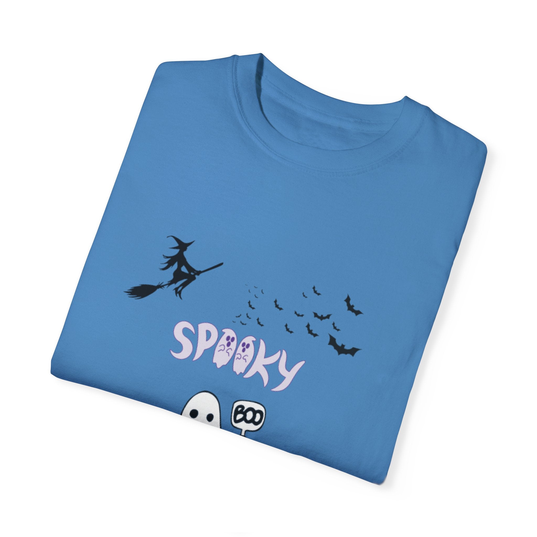 Spooky Boo Unisex Garment-Dyed T-shirt