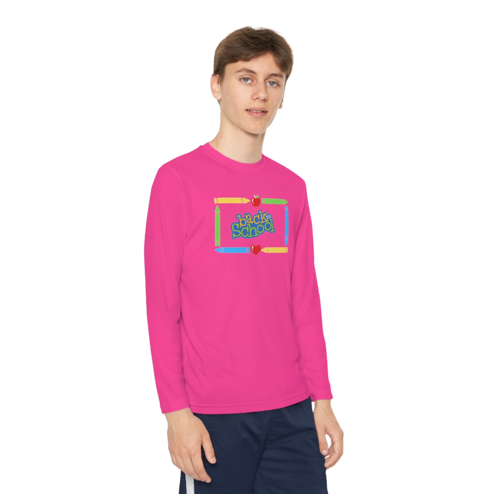 Back To School Youth Long Sleeve Competitor Tee