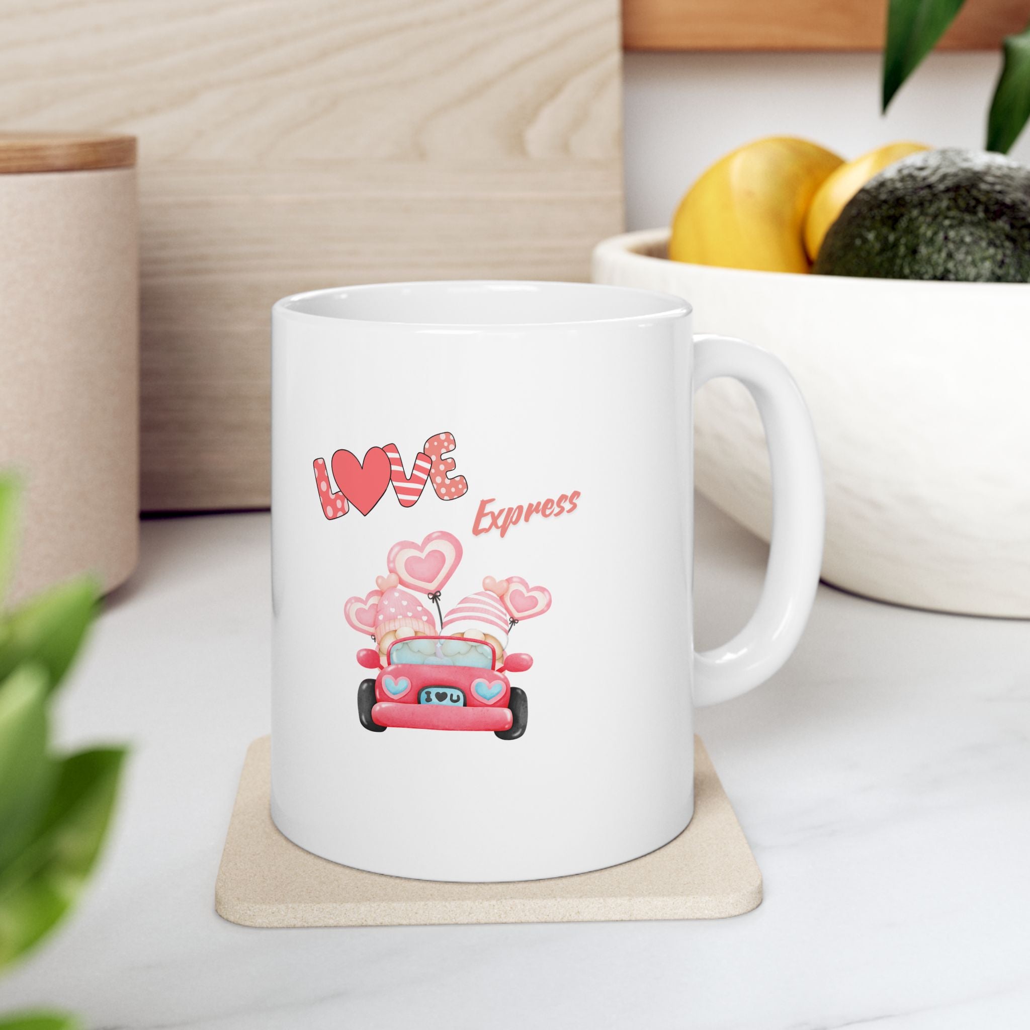 Love Express Ceramic Mug, (11oz, 15oz)