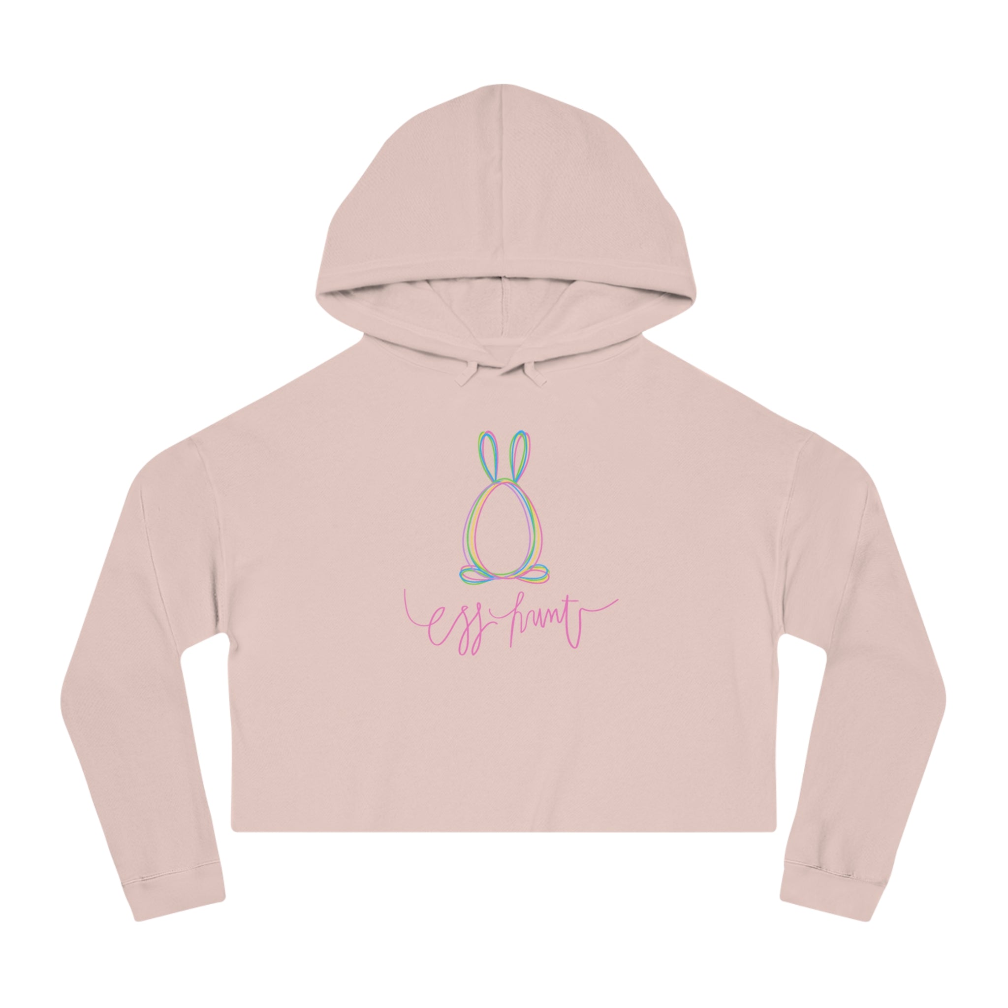 Egg Hunt Women’s Cropped Hooded Sweatshirt