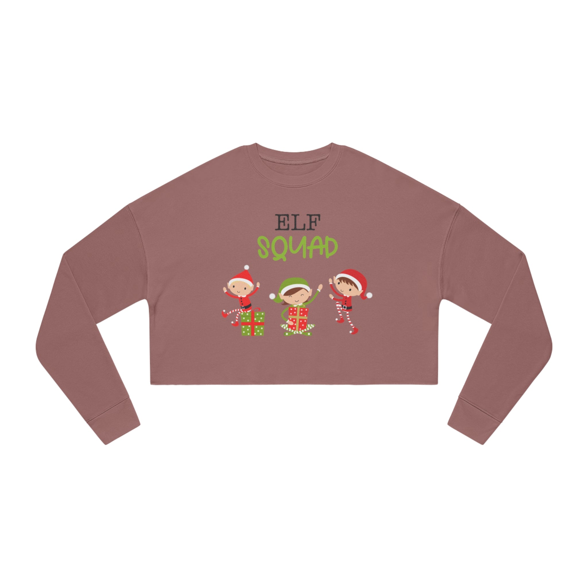 Elf Squad Women's Cropped Sweatshirt