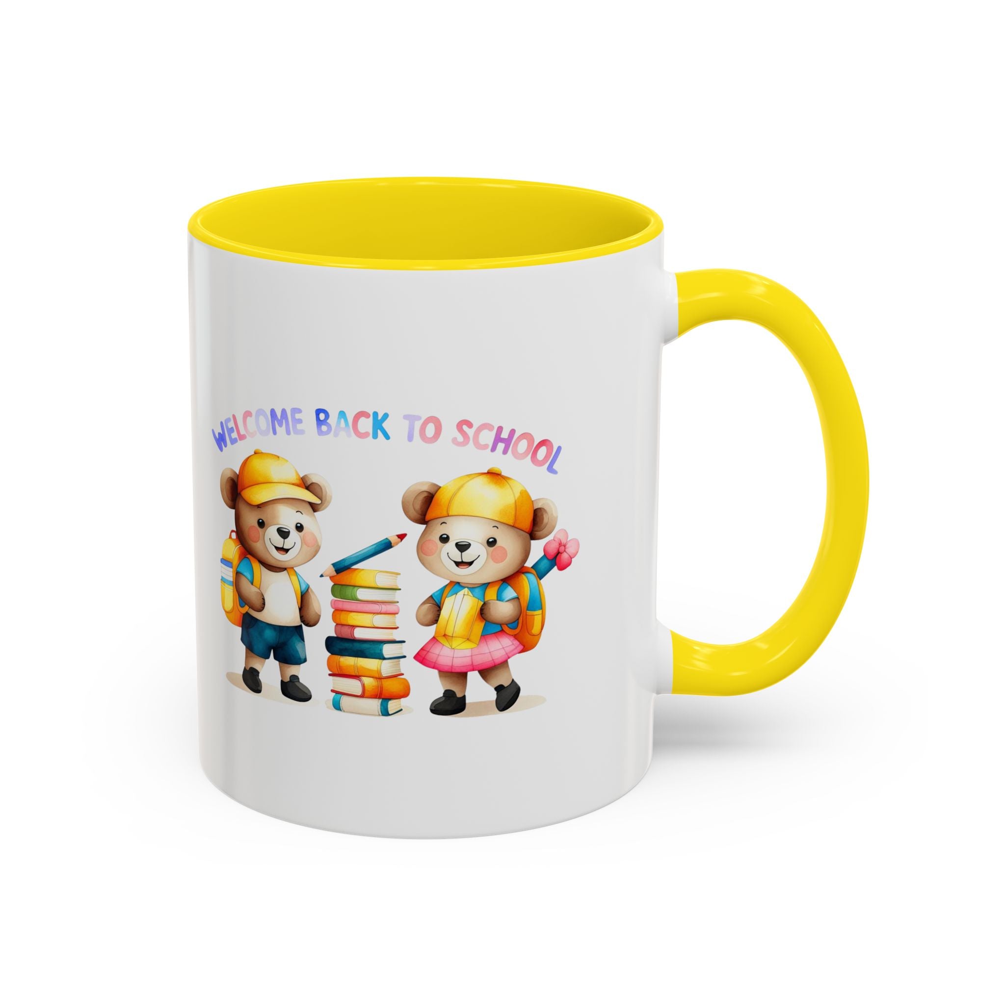 Welcome Back to School Bear Coffee Mug - 11oz, 15oz