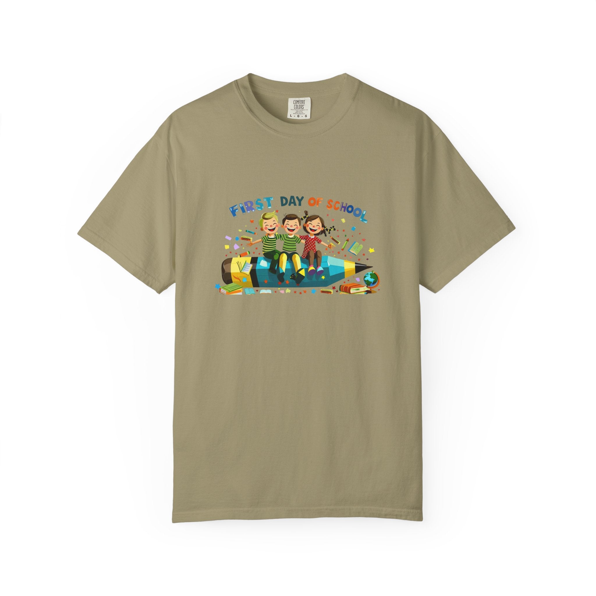 First Day of School Unisex Garment-Dyed T-Shirt