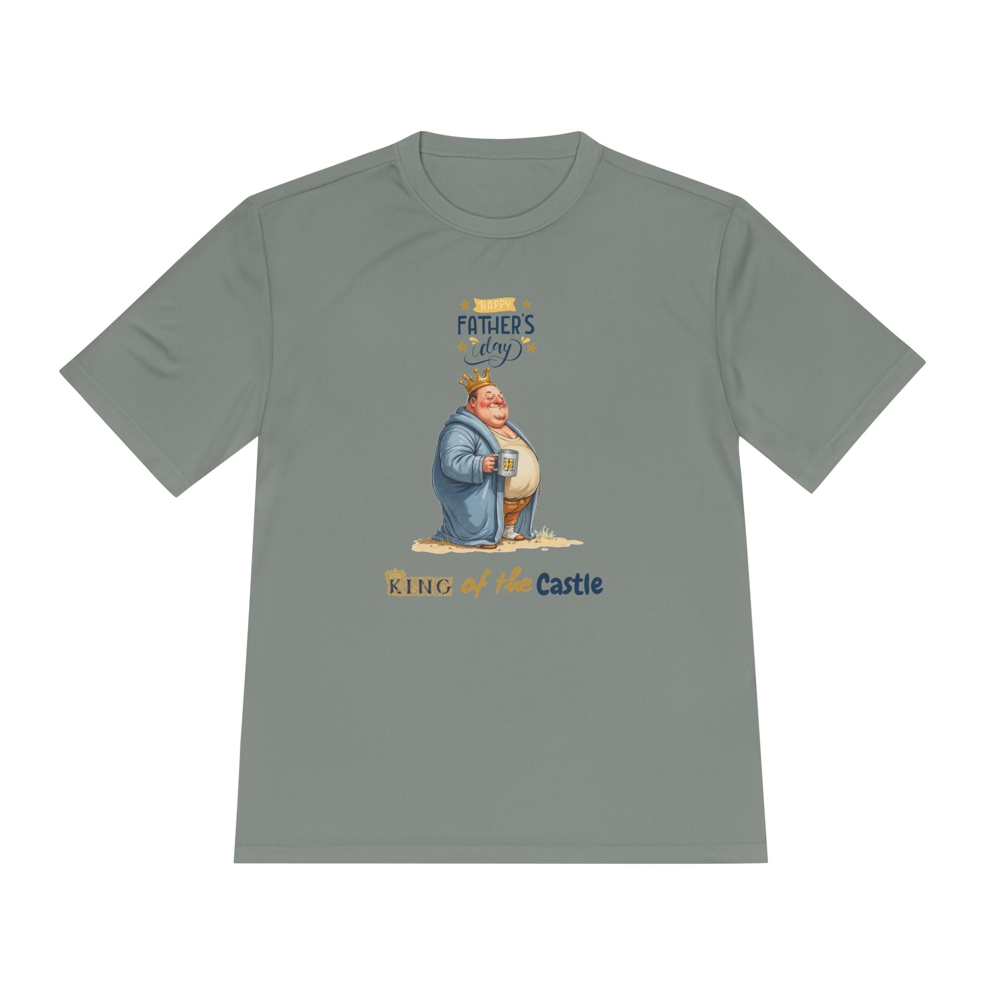 Father's Day King of the Castle  Unisex Moisture Wicking Tee