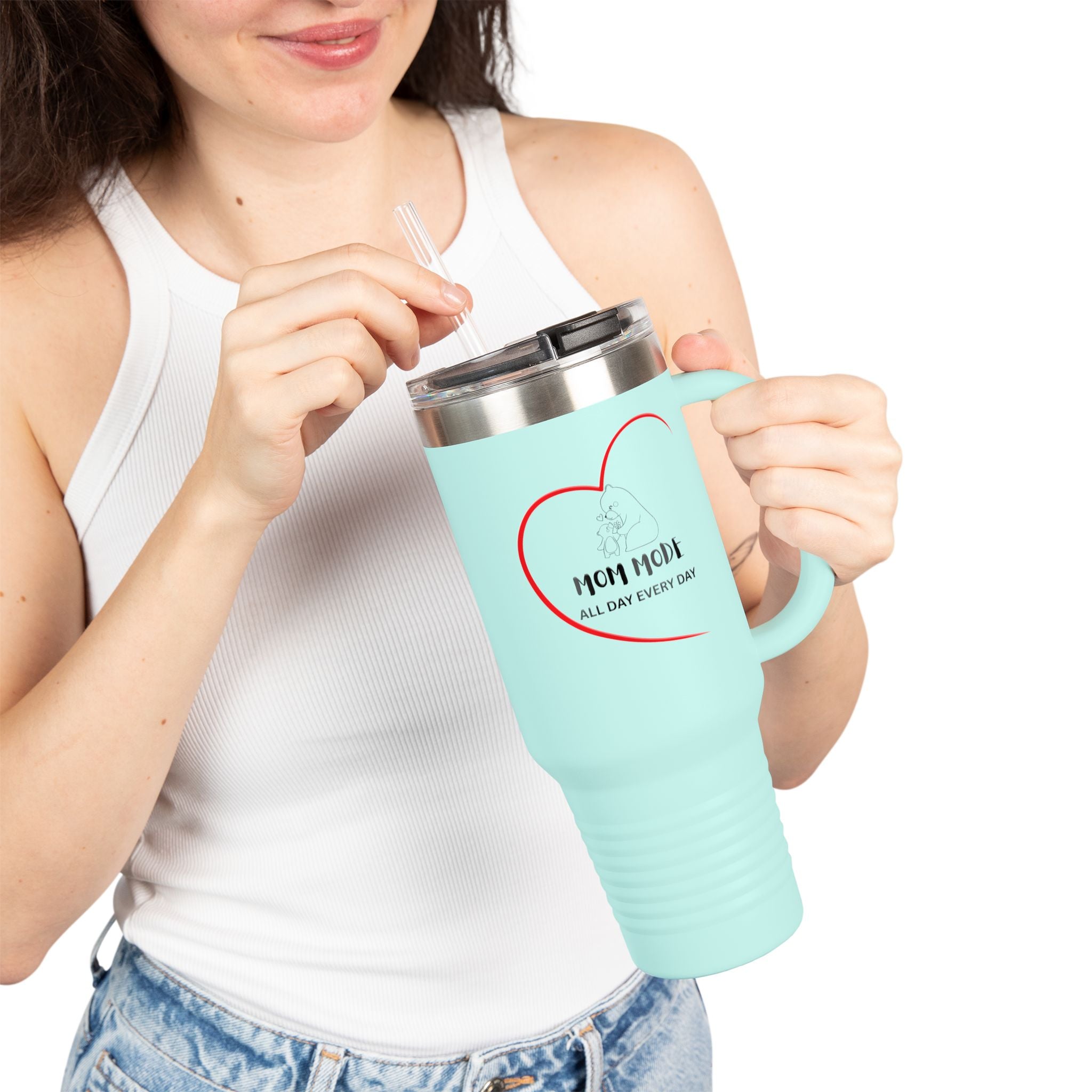 Mom Mode Insulated Travel Mug - 40oz