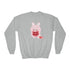 V-Day Bunny Youth Crewneck Sweatshirt