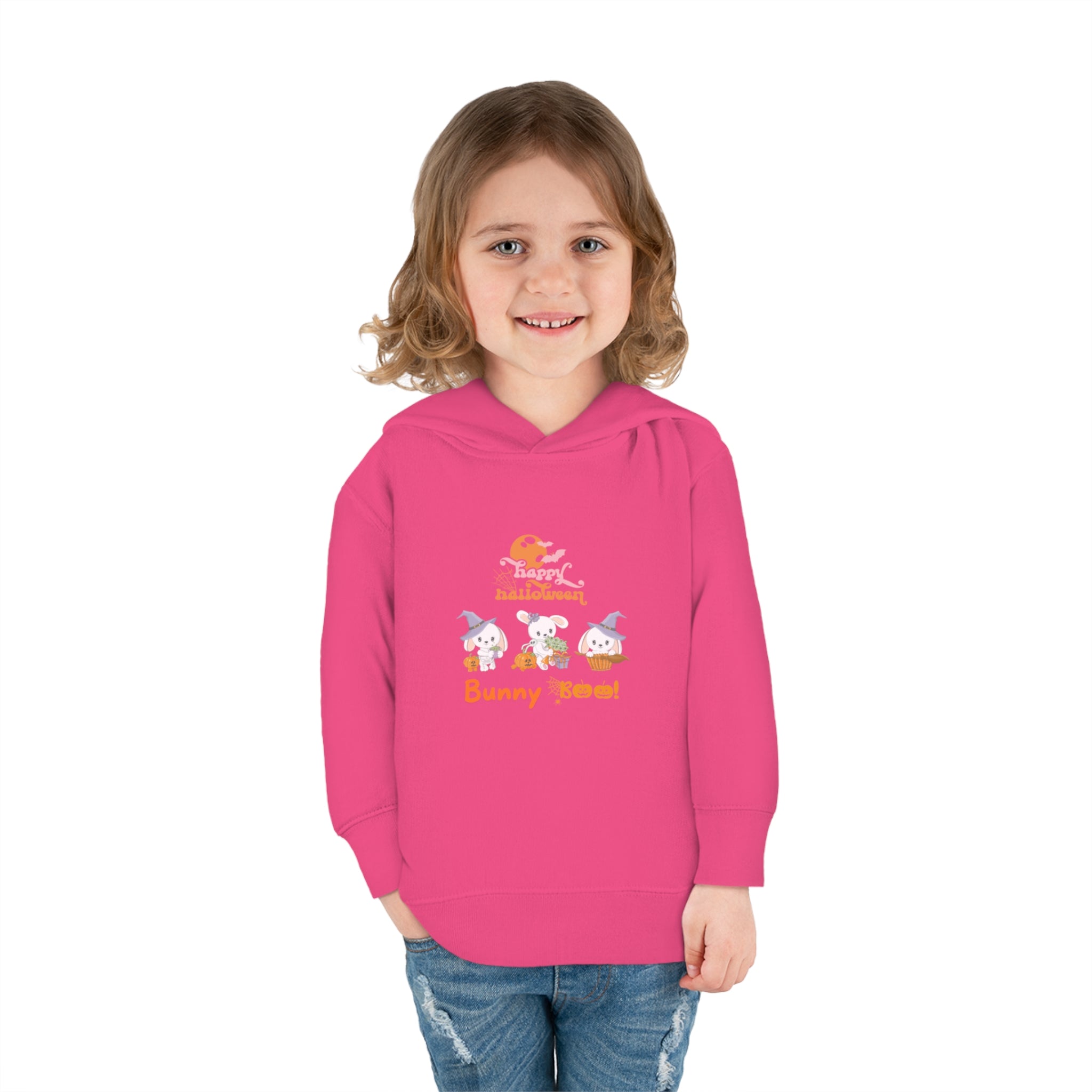 Bunny BooToddler Pullover Fleece Hoodie