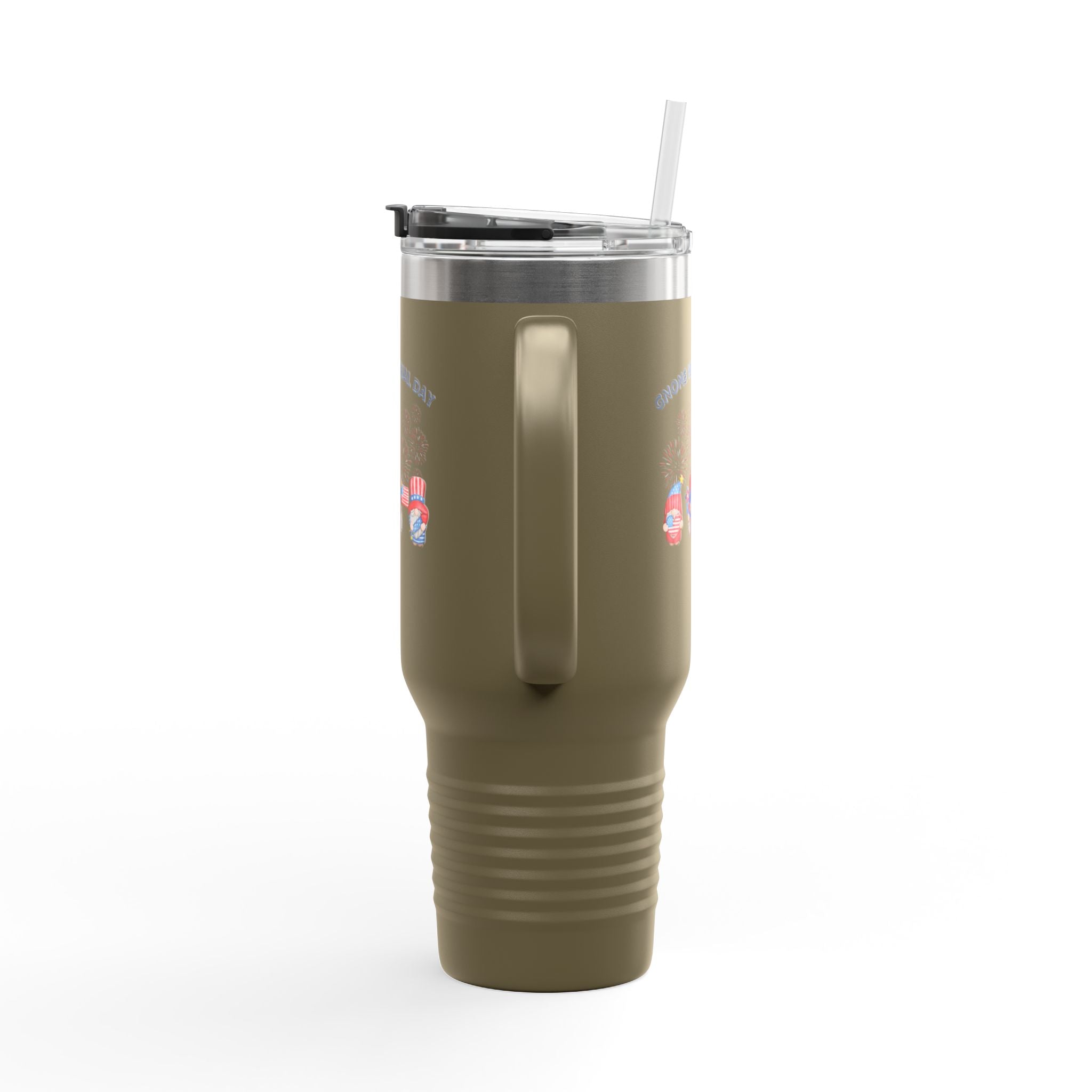 Gnome Memorial Day  Insulated Travel Mug, 40oz