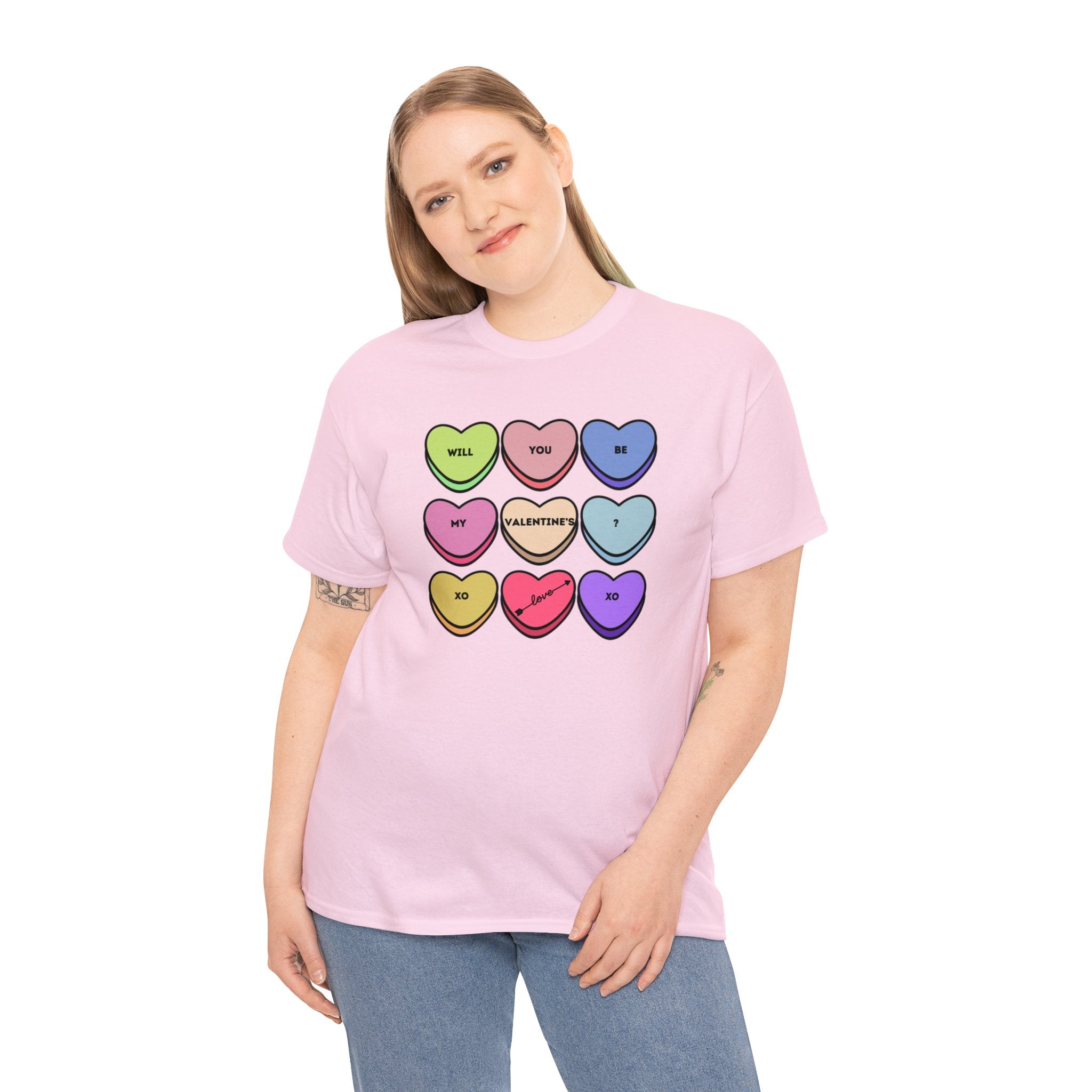 Will You Be My Valentine? Unisex Heavy Cotton Tee