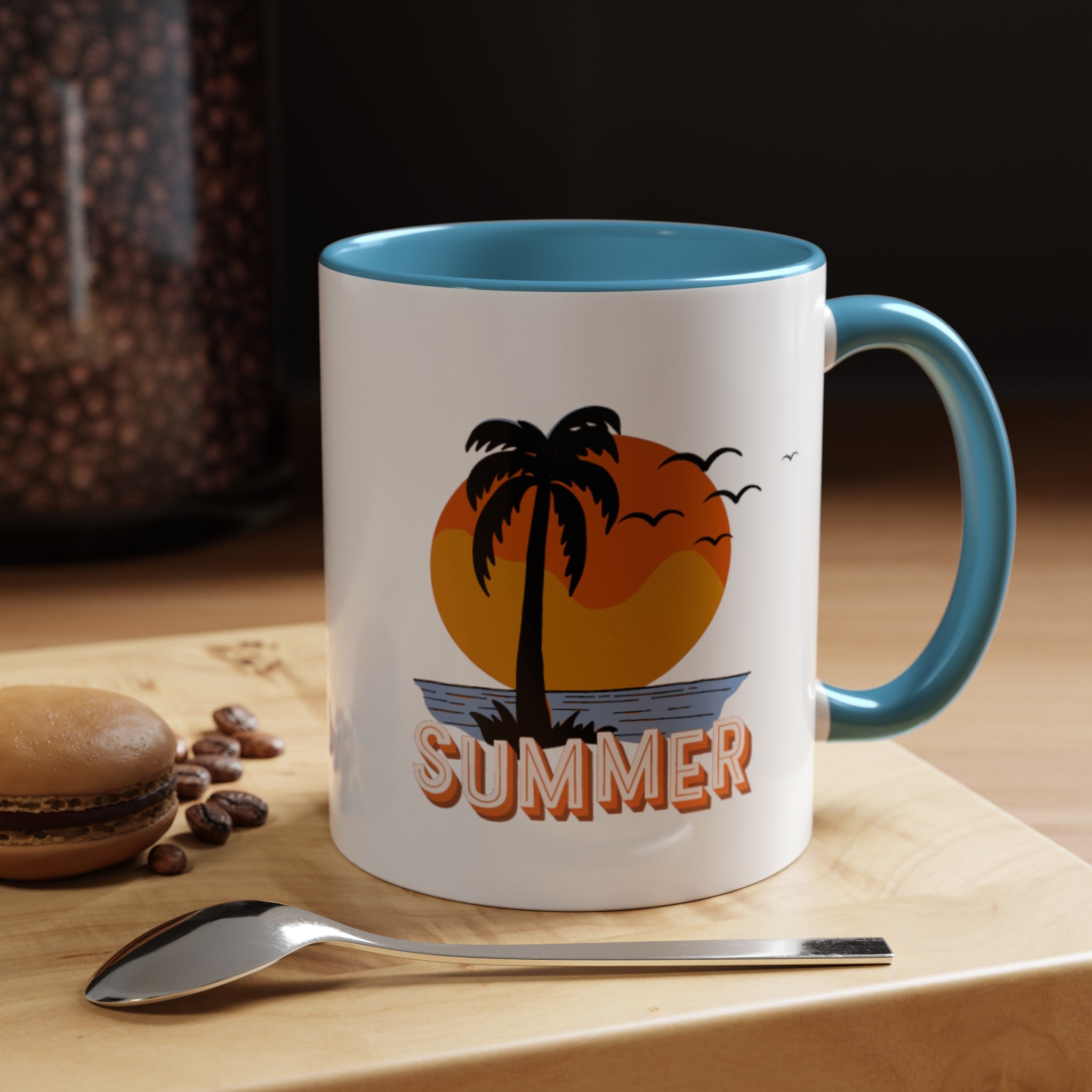 Summer Sunset Accent Coffee Mug (11, 15oz)