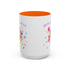 Little Miss April Fool's  Day Accent Coffee Mug - Fun & Whimsical 11oz/15oz
