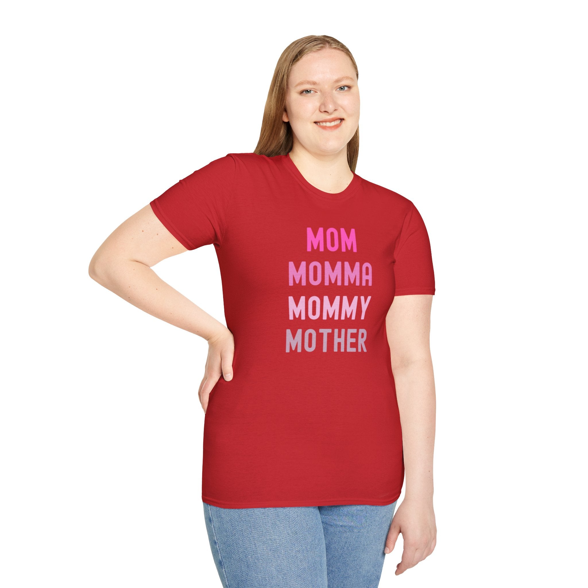 Mom Momma Mommy Mother Unisex Softstyle T-Shirt