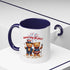 Happy 4th of July Teddy Bear Couple Coffee Mug