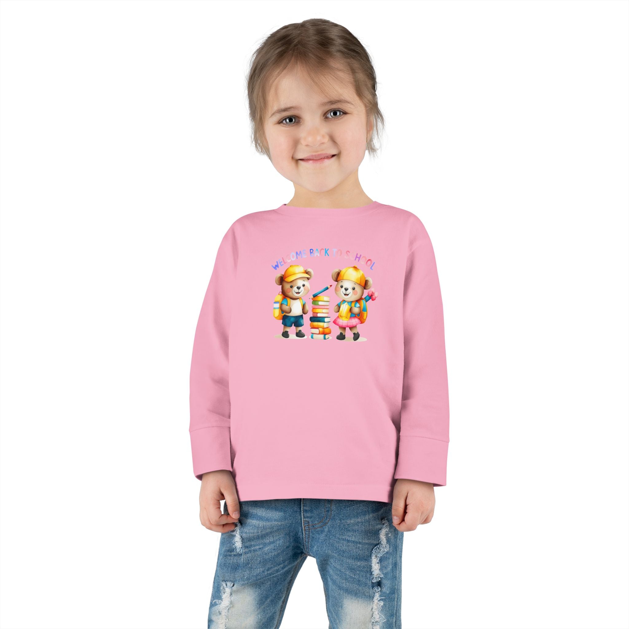 Welcome Back to School Toddler Long Sleeve Tee