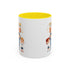 Team Dad Accent Coffee Mug