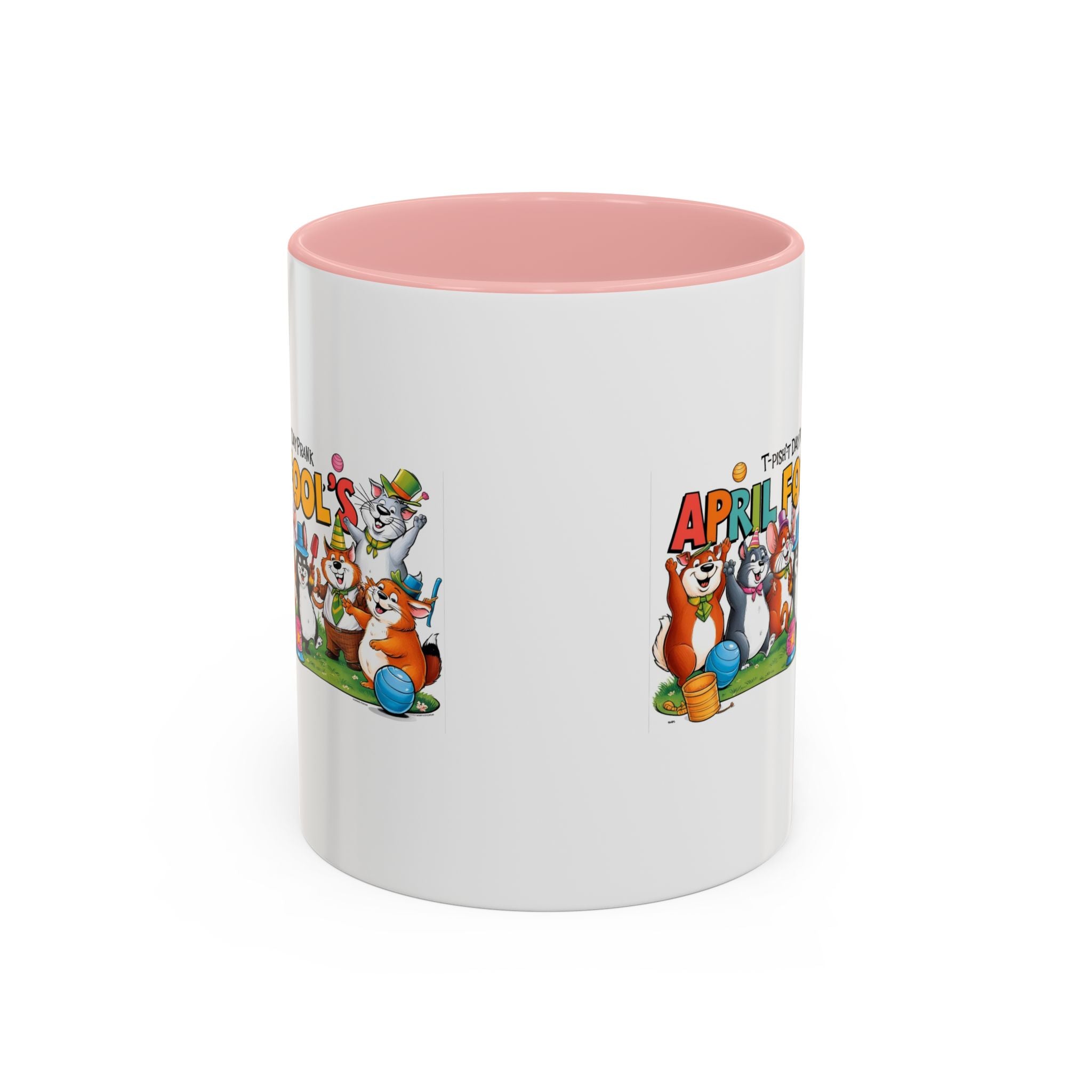 T-Pish'-T Day Prank Accent Coffee Mug