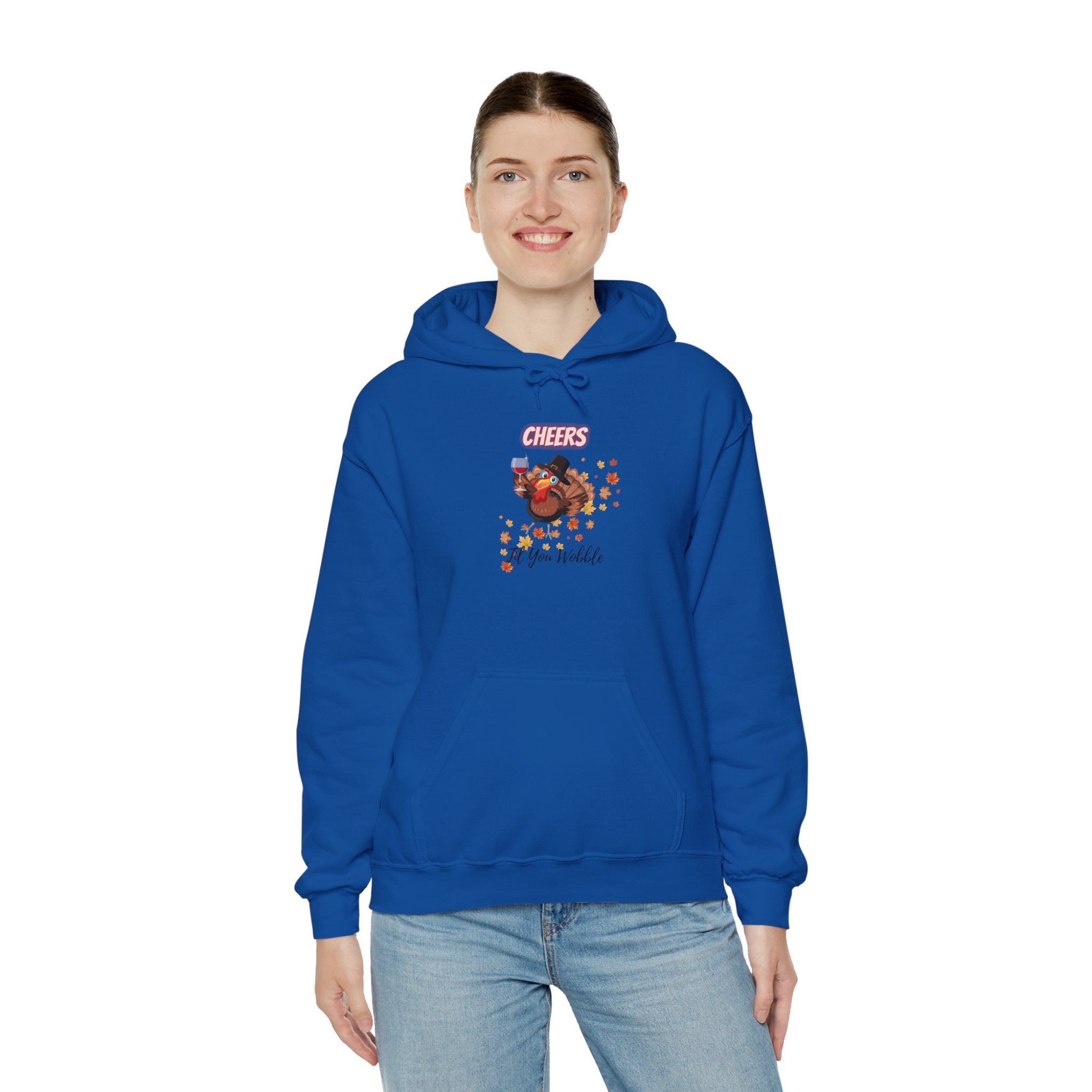 Cheers Til You Wobble Unisex Heavy Blend™ Hooded Sweatshirt