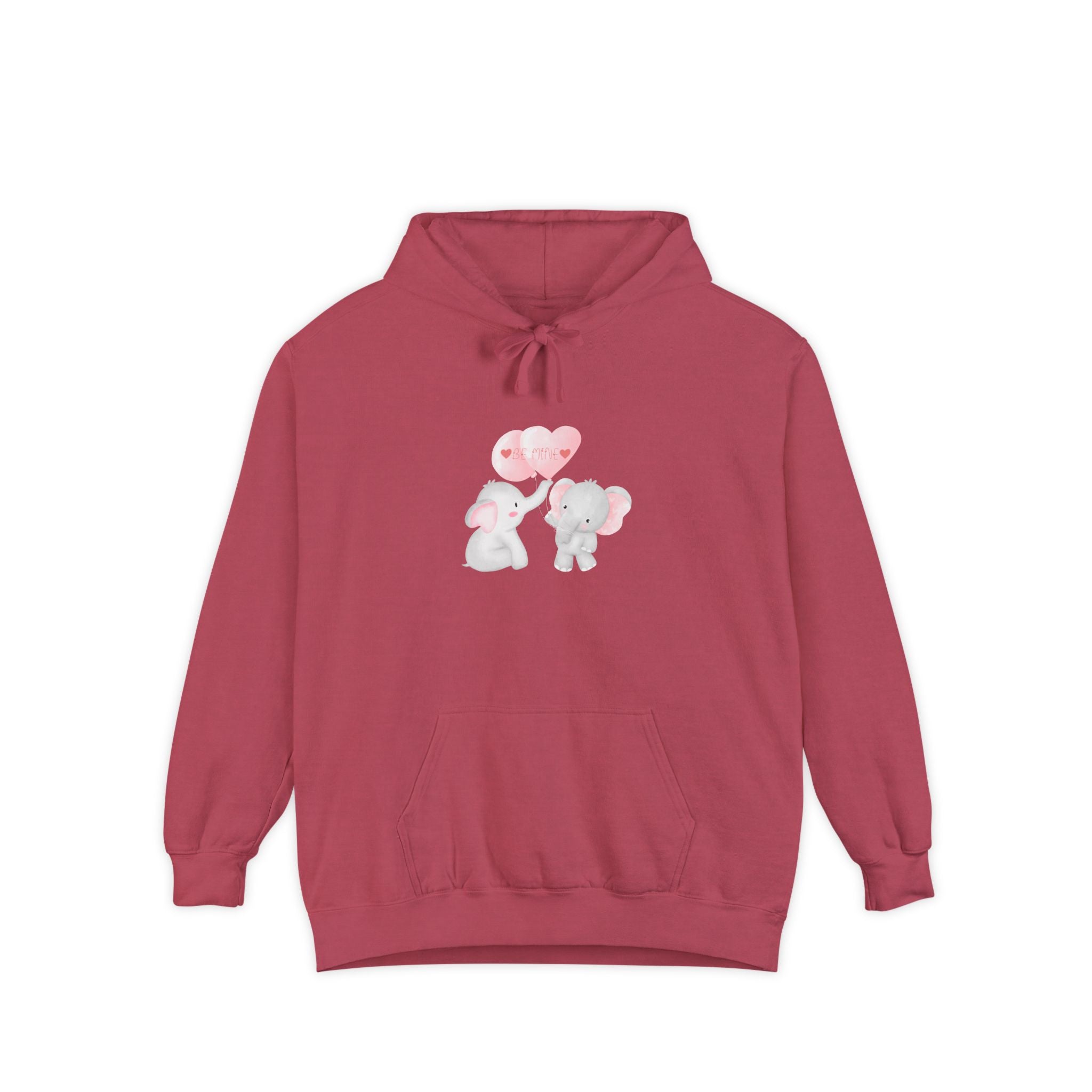 Be Mine Love Unisex Garment-Dyed Hoodie