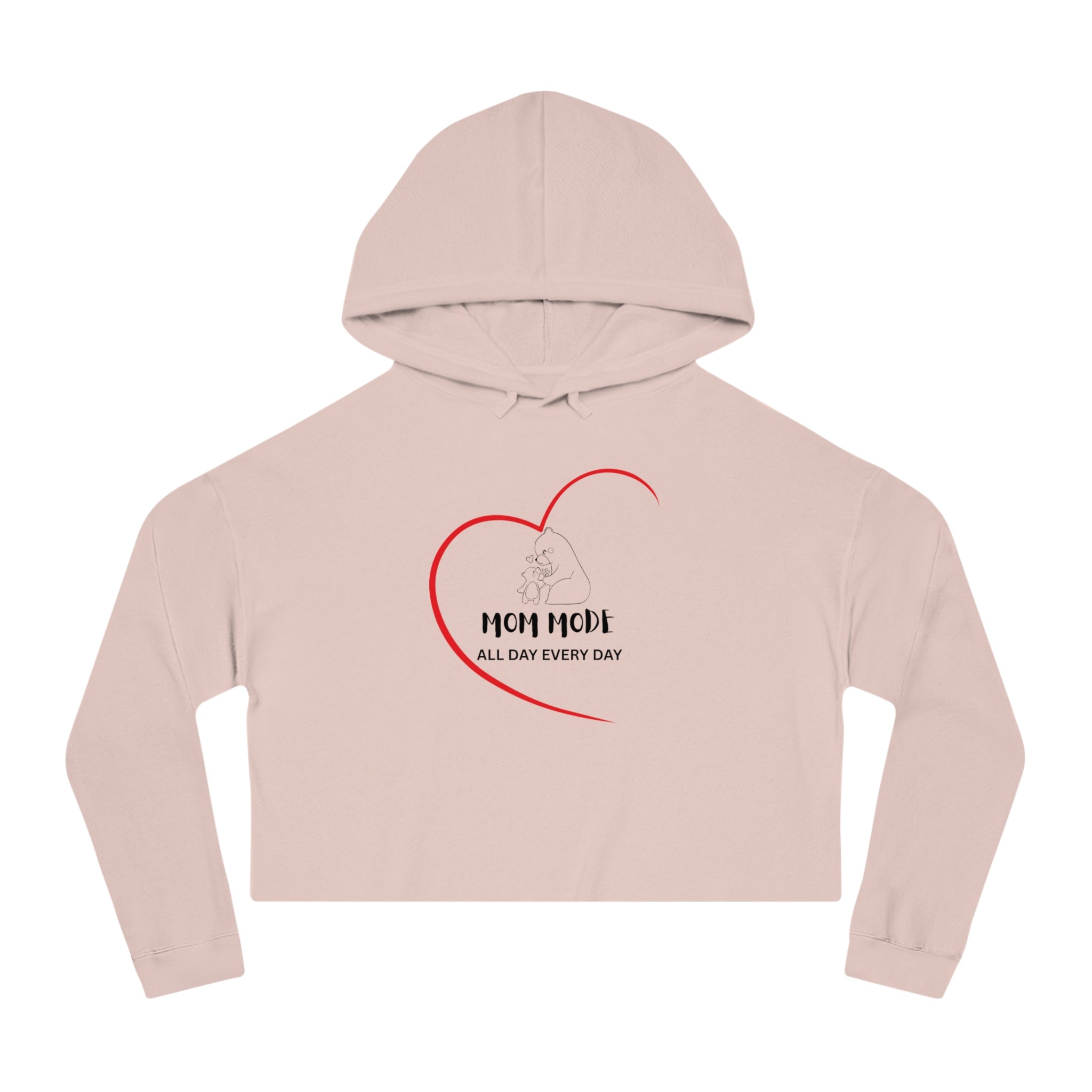Mom Mode Cropped Hoodie