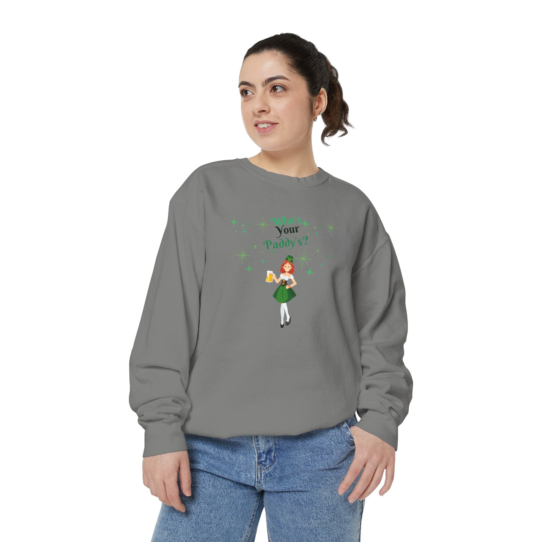 Who's Your Paddy? Unisex Garment-Dyed Sweatshirt