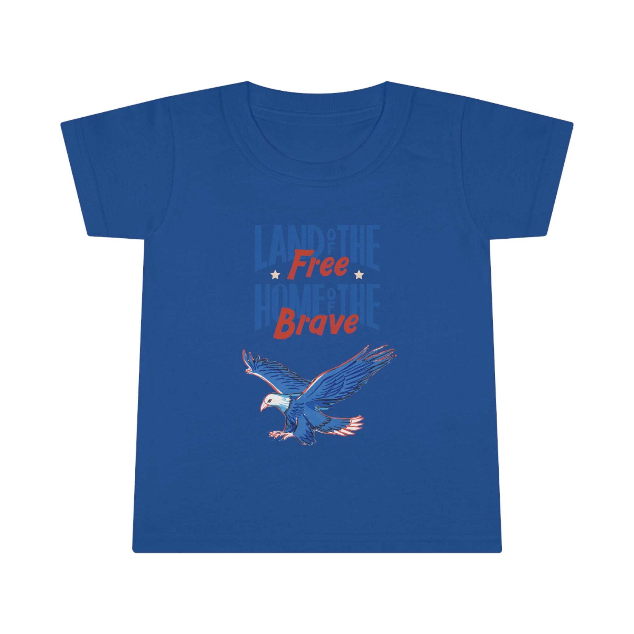 Land Of The Free Home Of The Brave Toddler T-shirt