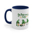 St Patty's Day Gnome Accent Coffee Mug, 11oz