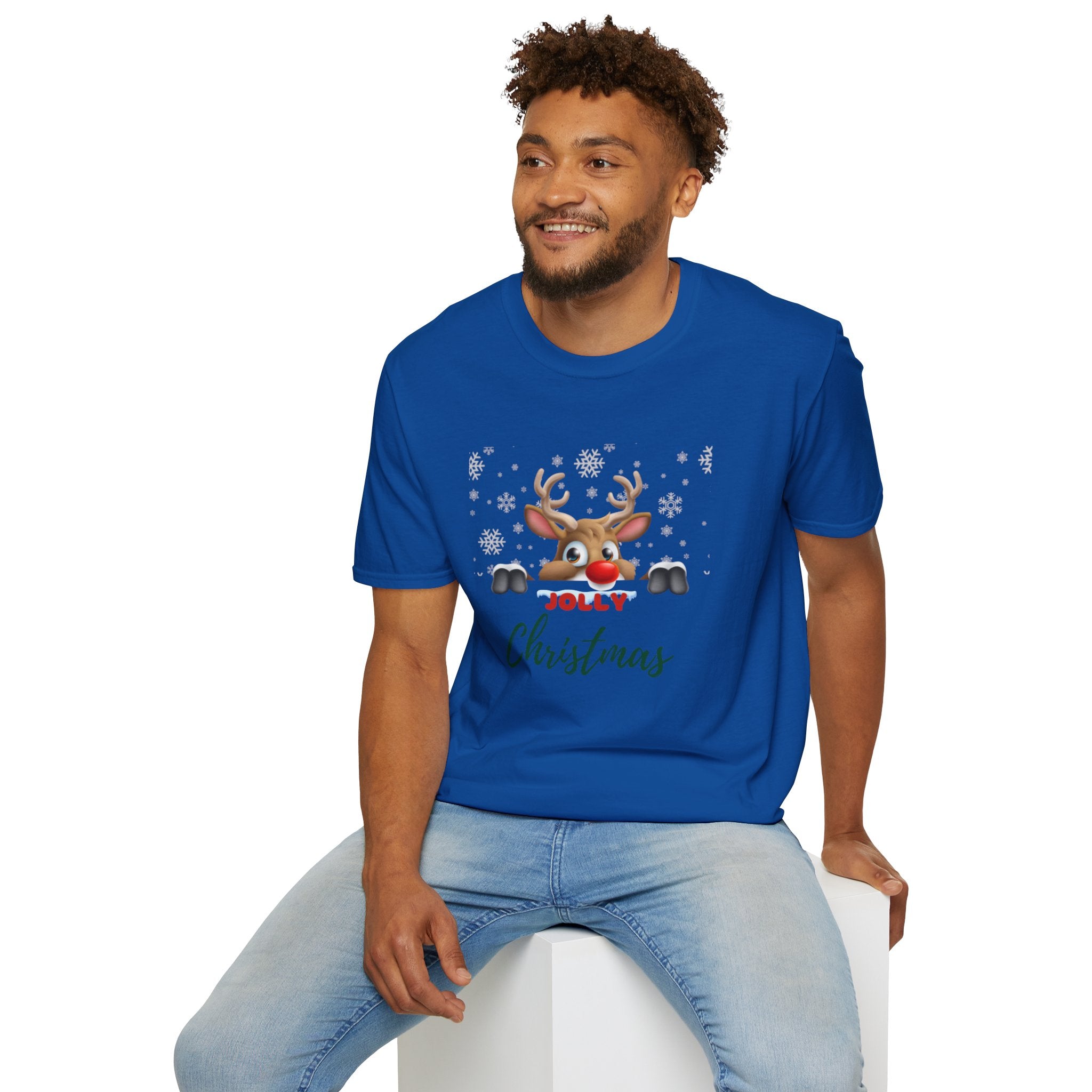 Jolly Christmas Unisex Softstyle T-Shirt