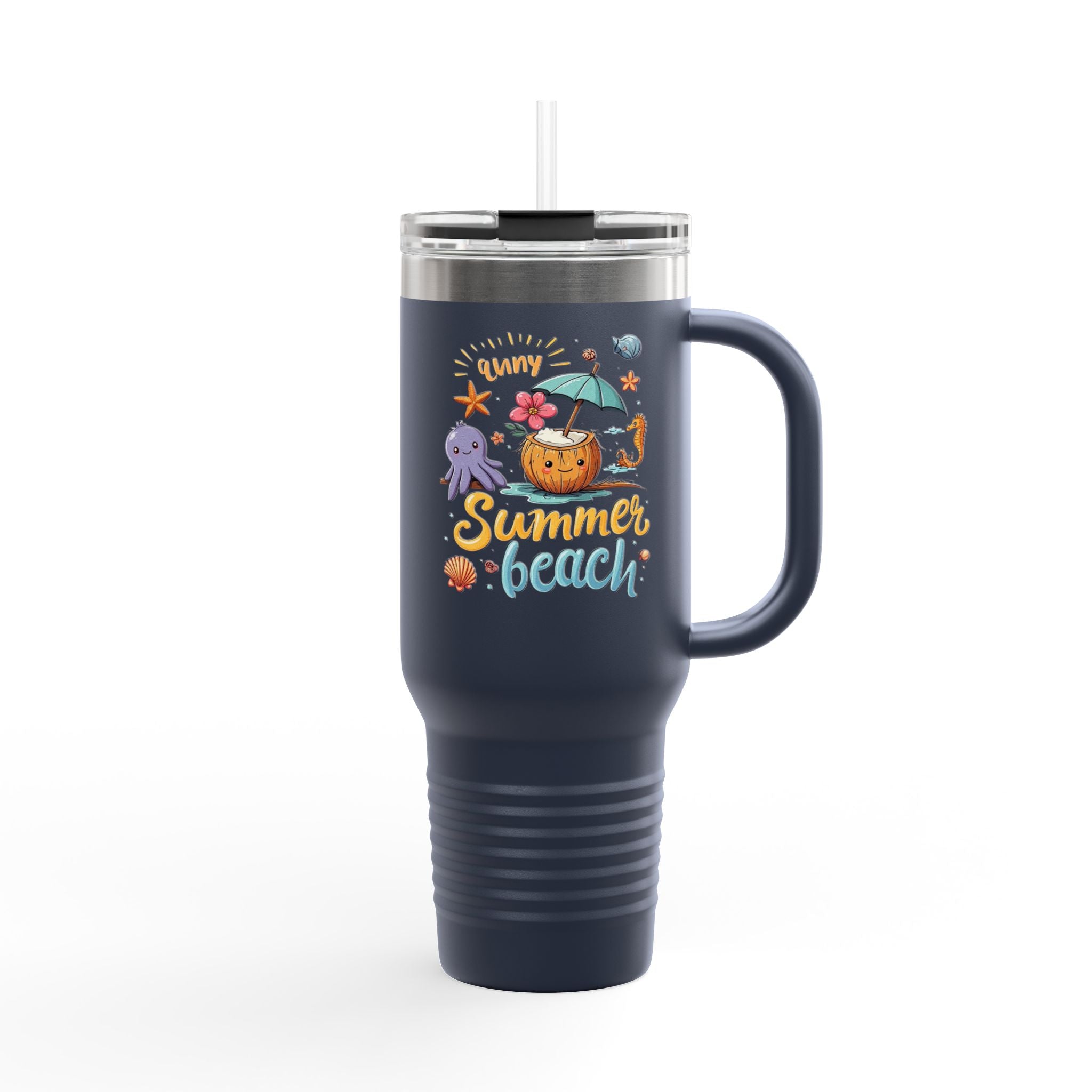 Sunny Summer Insulated Travel Mug  40oz