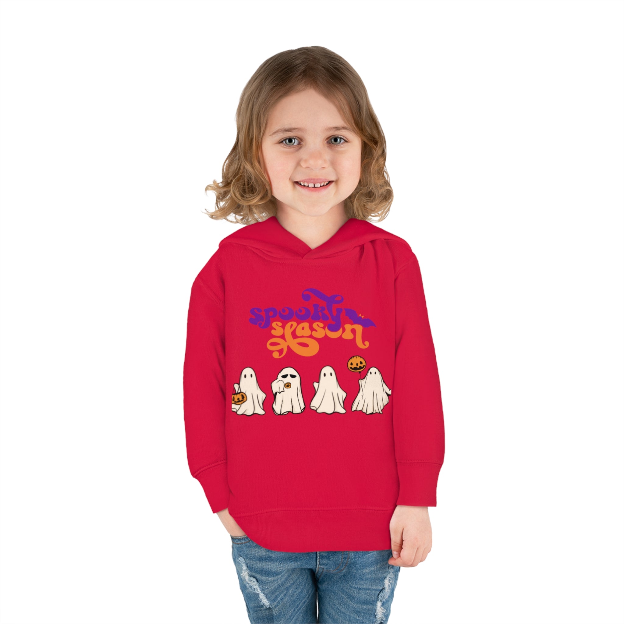 Spooky Season Toddler Pullover Fleece Hoodie