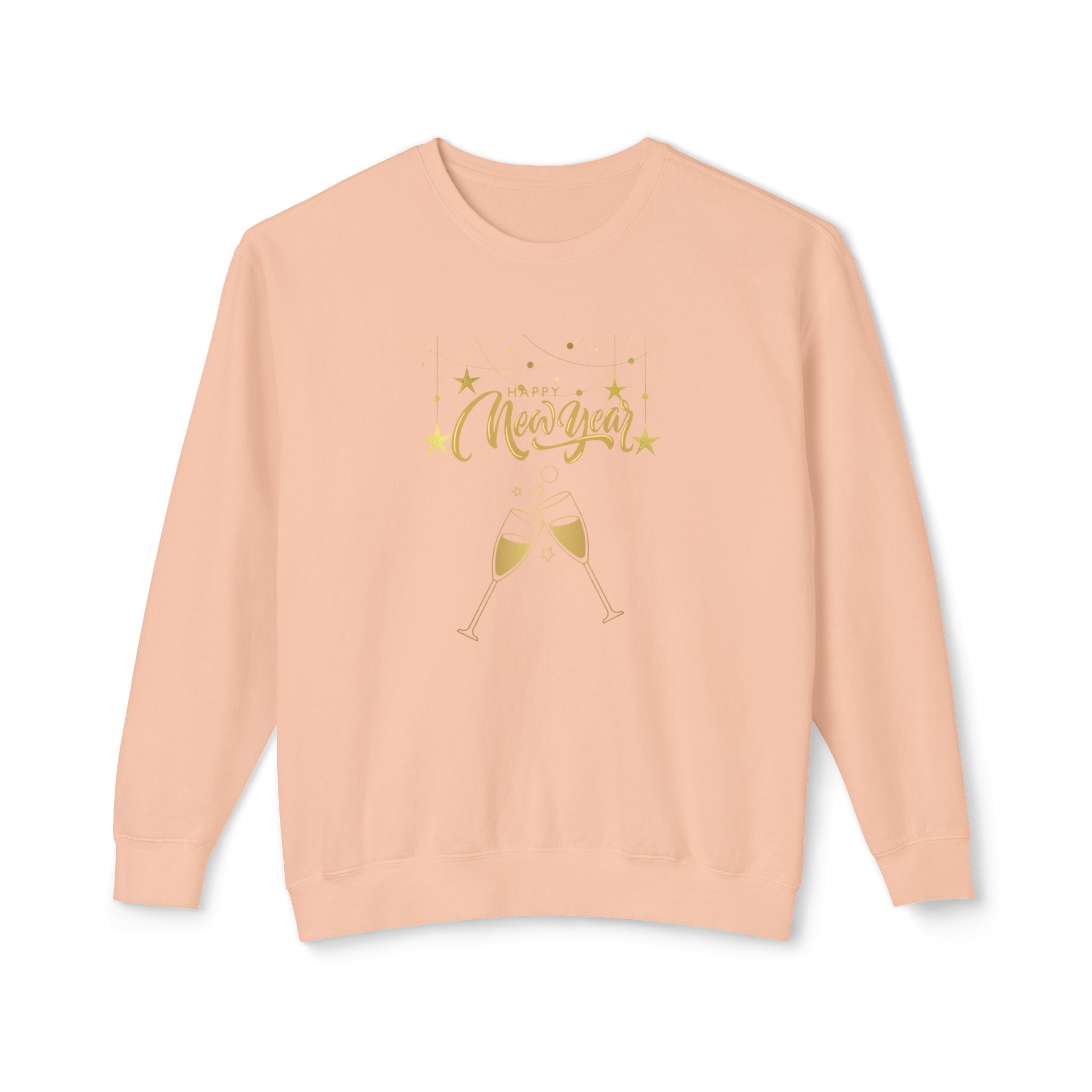 Happy New Year Unisex Lightweight Crewneck Sweatshirt