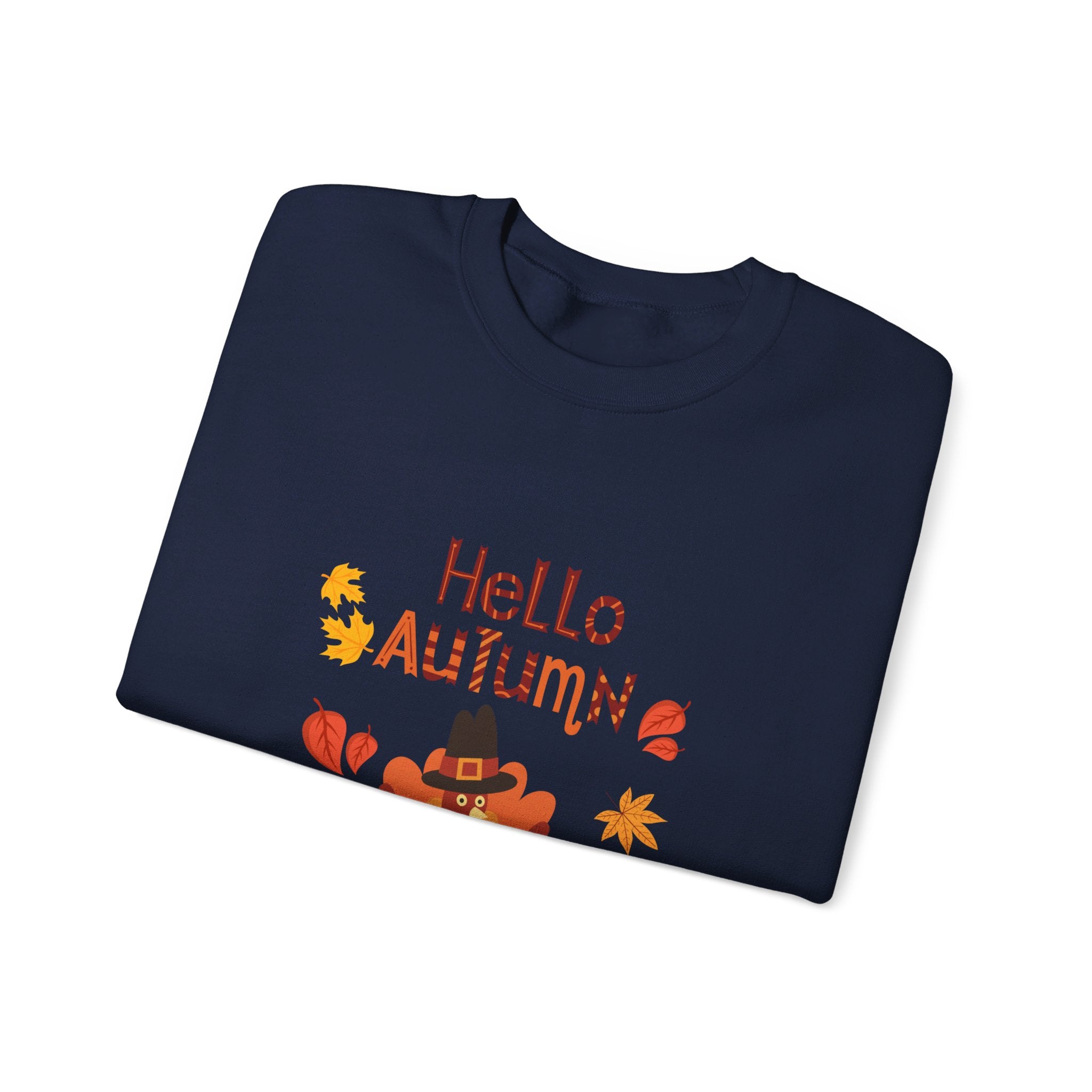Hello Autumn Unisex Heavy Blend™ Crewneck Sweatshirt