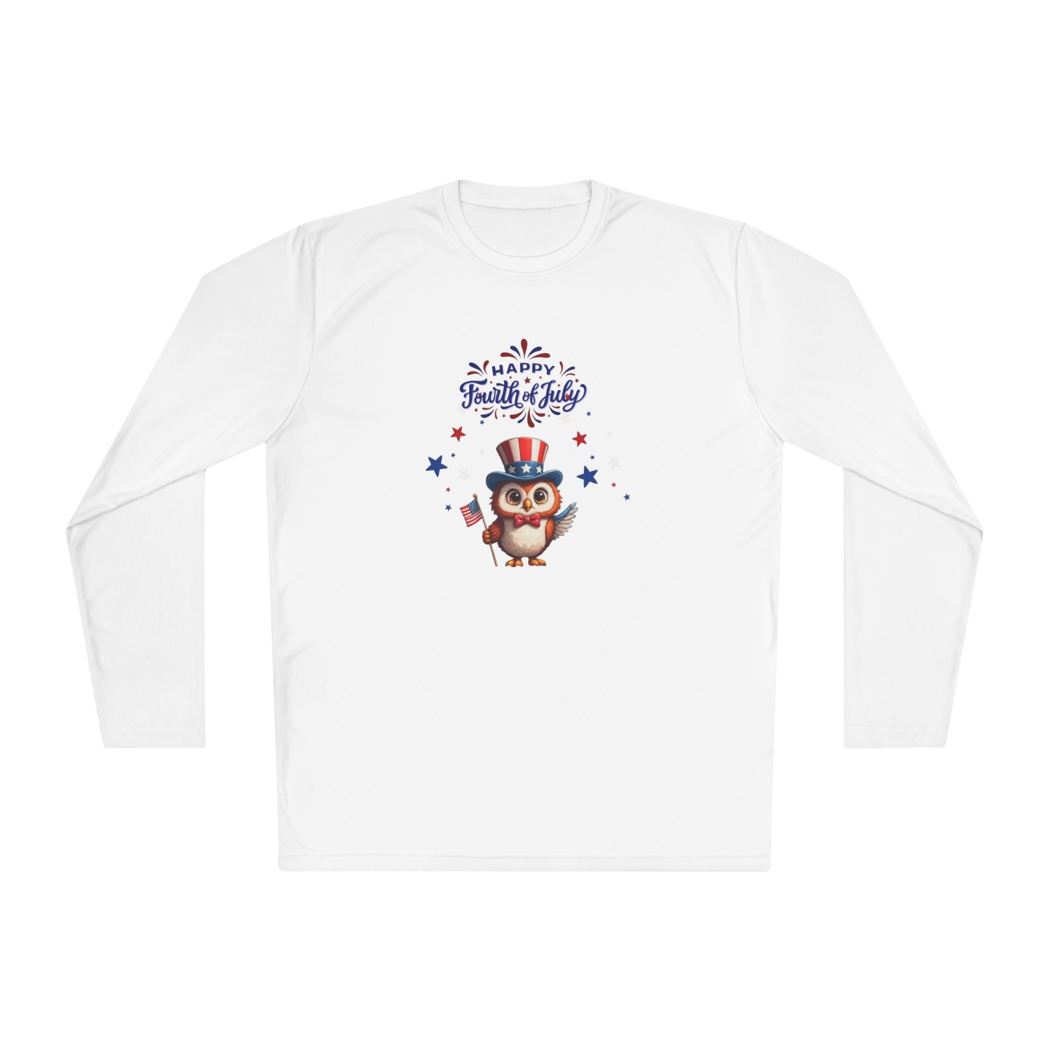 American Eagle Happy 4th of July Unisex Lightweight Sleeve Tee