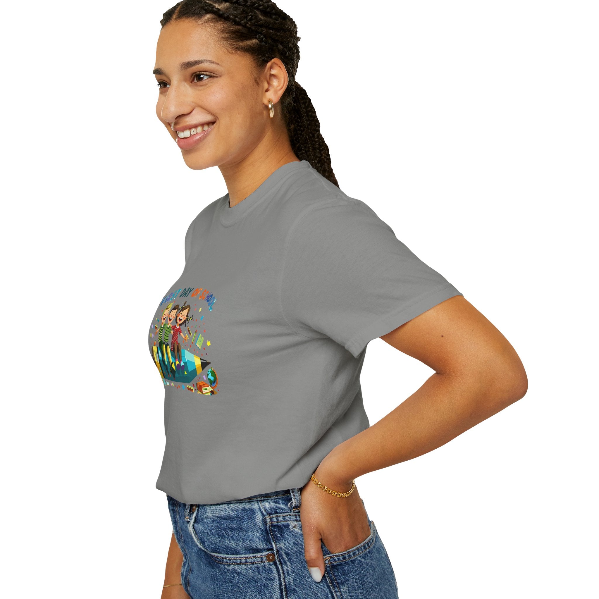 First Day of School Unisex Garment-Dyed T-Shirt