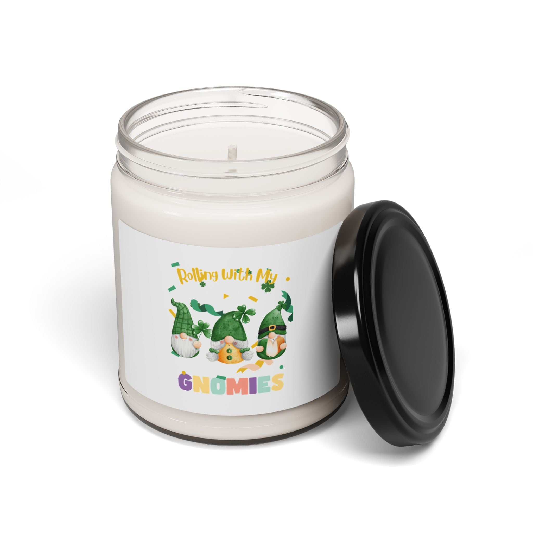 Rolling With My Gnomies - Themed Scented Soy Candle - Cozy Home Decor