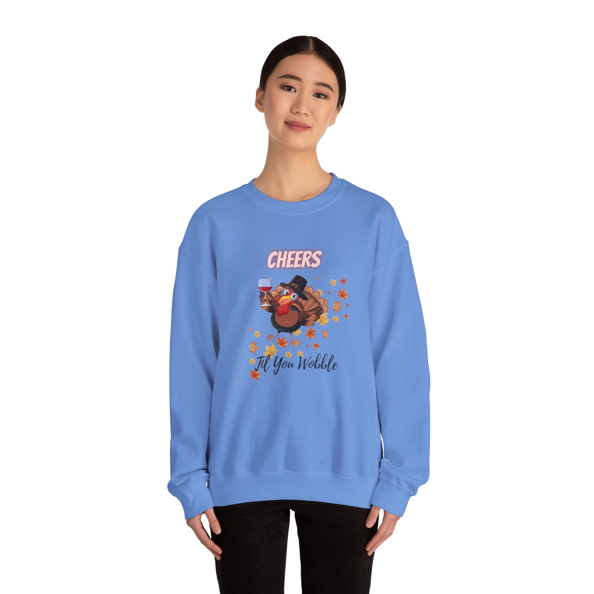 Cheers Til You Wobble Unisex Heavy Blend™ Crewneck Sweatshirt