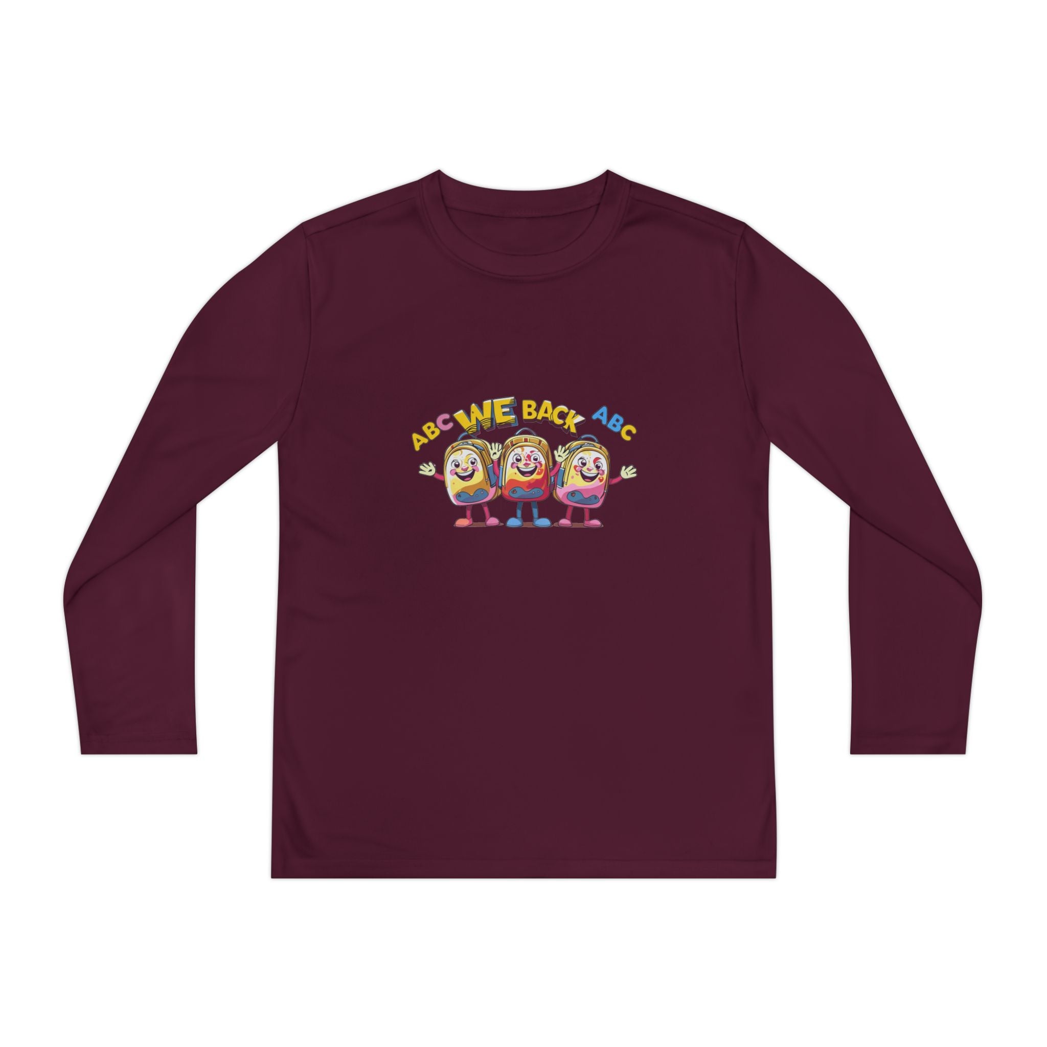 We Back Youth Long Sleeve Competitor Tee